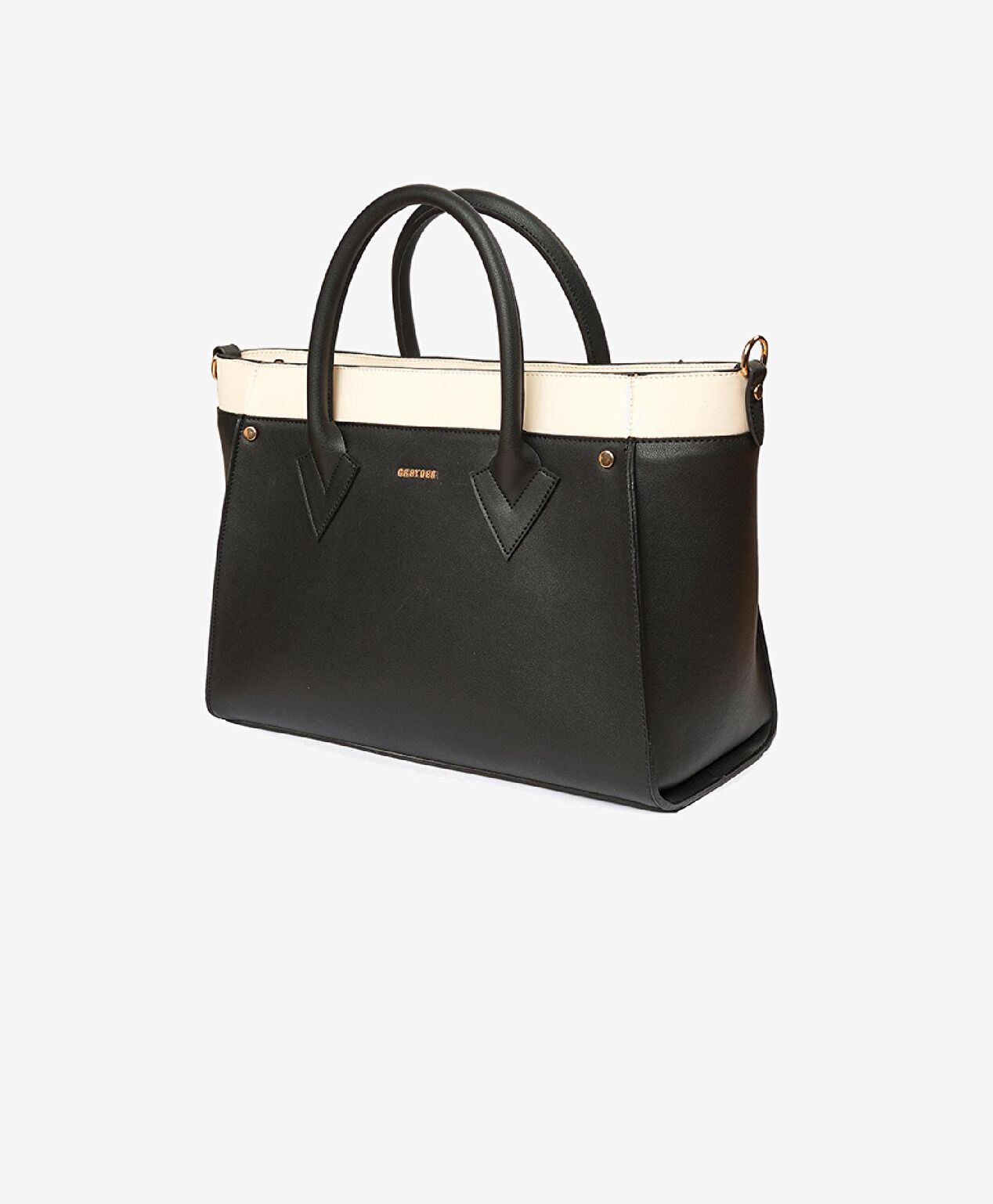 Kadın Siyah Tek Bölmeli Kol Çantası - 3