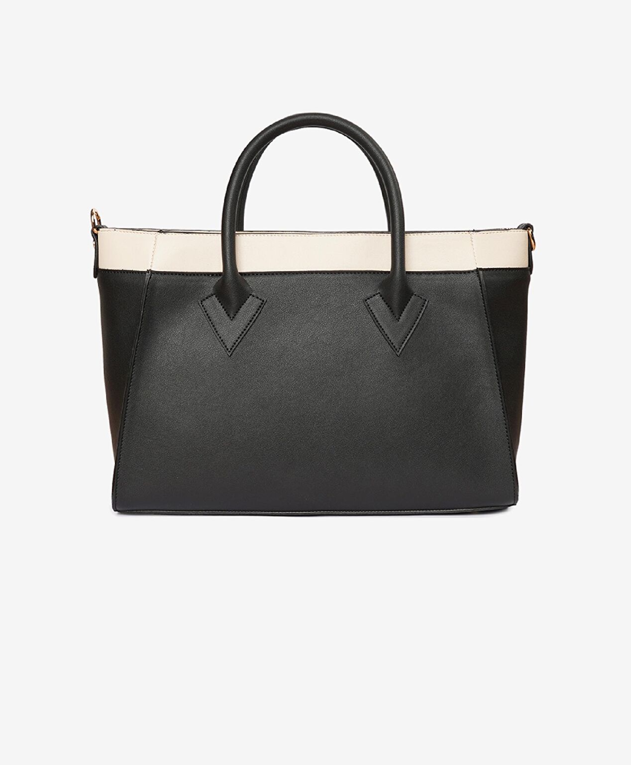 Kadın Siyah Tek Bölmeli Kol Çantası - 5