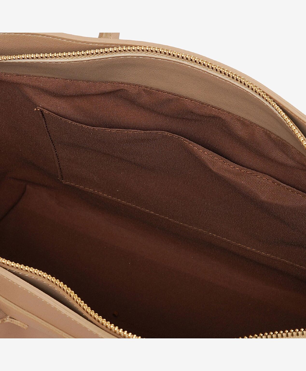 Kadın Krem Tek Bölmeli Kol Çantası - 5