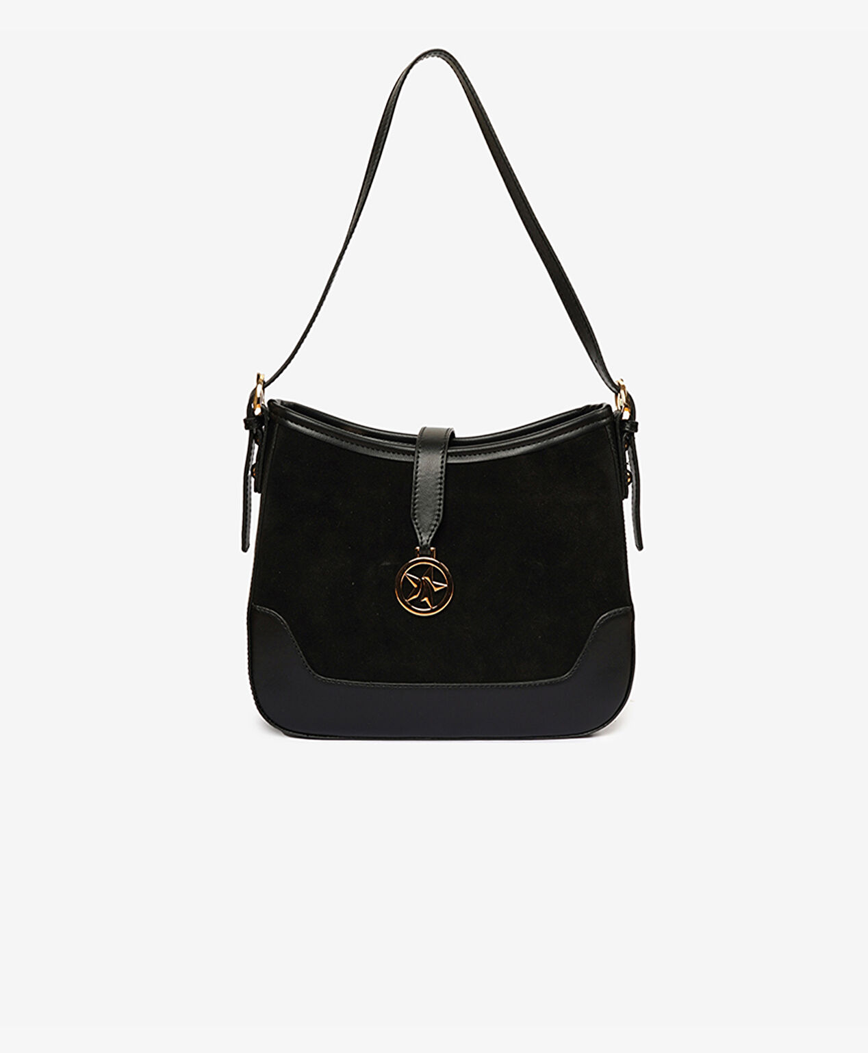 Kadın Siyah Tek Bölmeli Omuz Çantası - 1