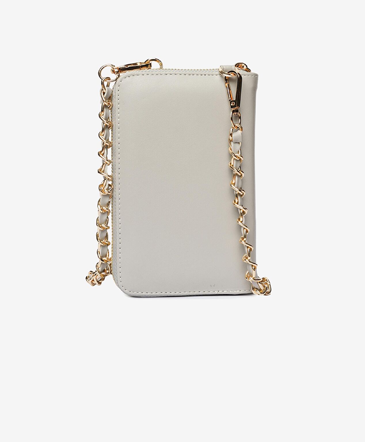 Kadın Gri Tokalı Çapraz Çanta - 4