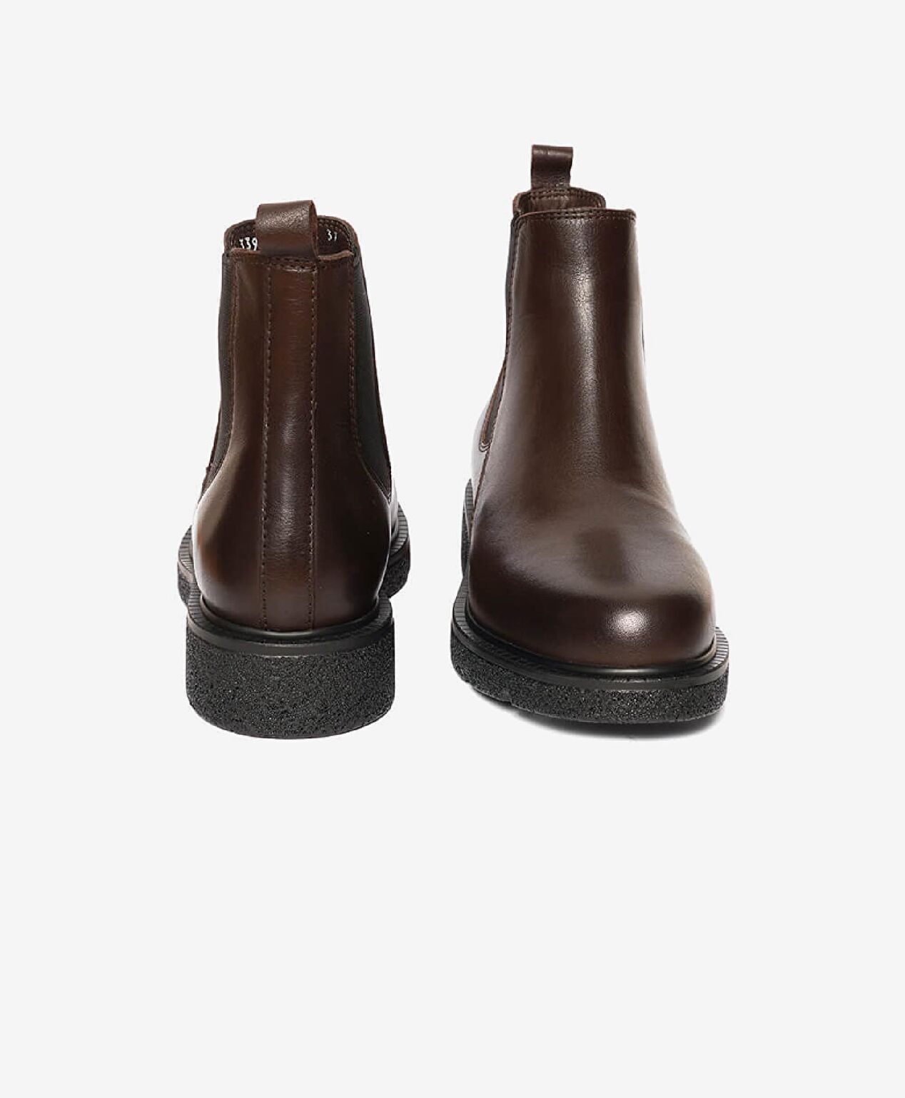 Kadın Kahverengi Hakiki Deri Memory Foam Taban Chelsea Bot - 7