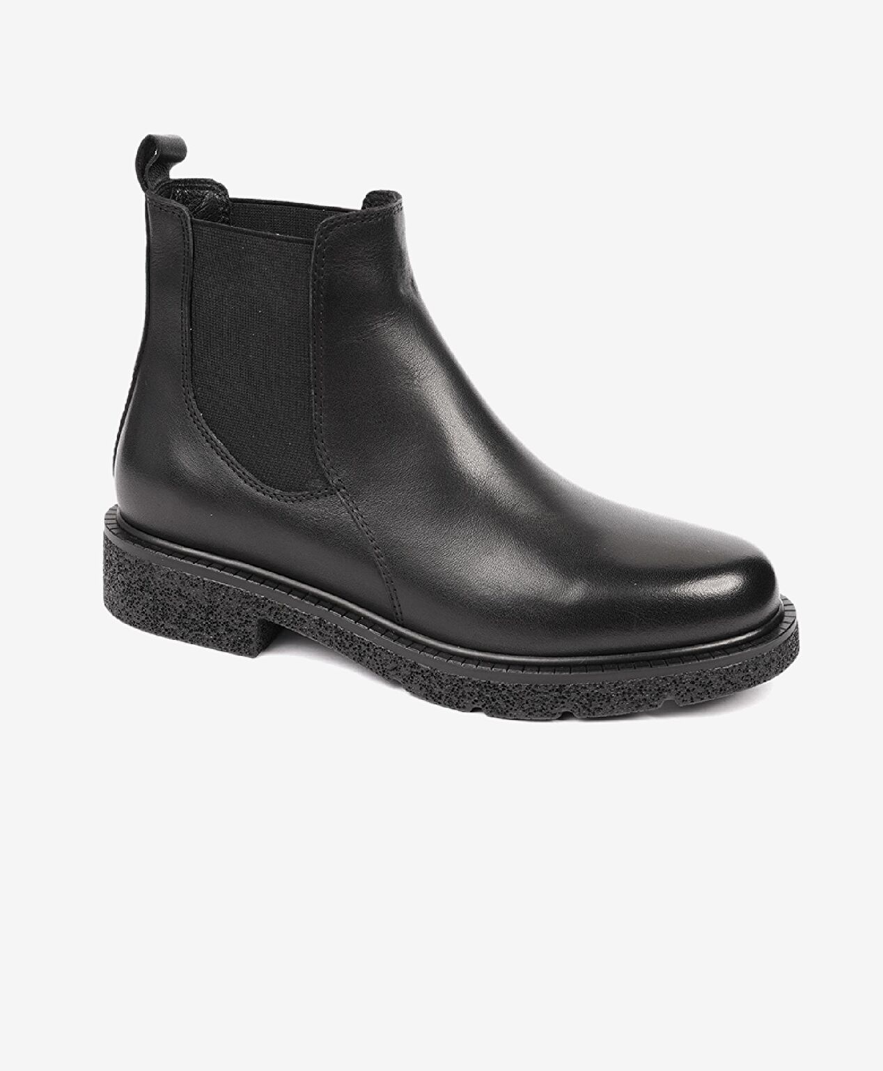 Kadın Siyah Hakiki Deri Chelsea Bot - 2