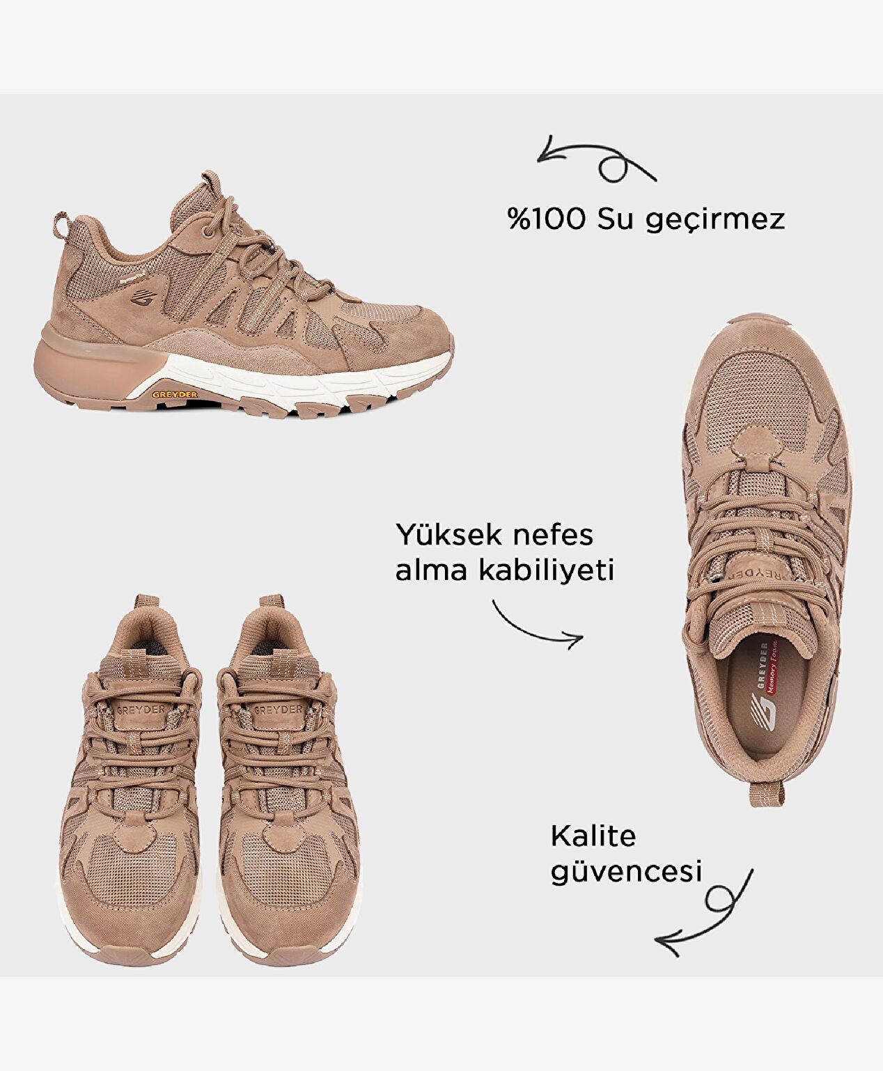 Vizon Su Geçirmez Ayakkabı - 3