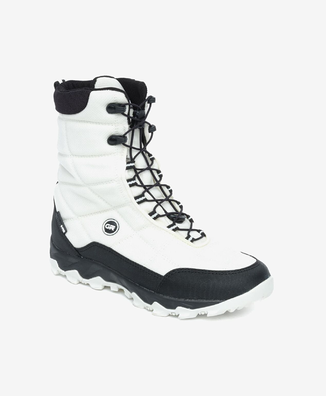 Beyaz Siyah Su Geçirmez Kar Botu - 1