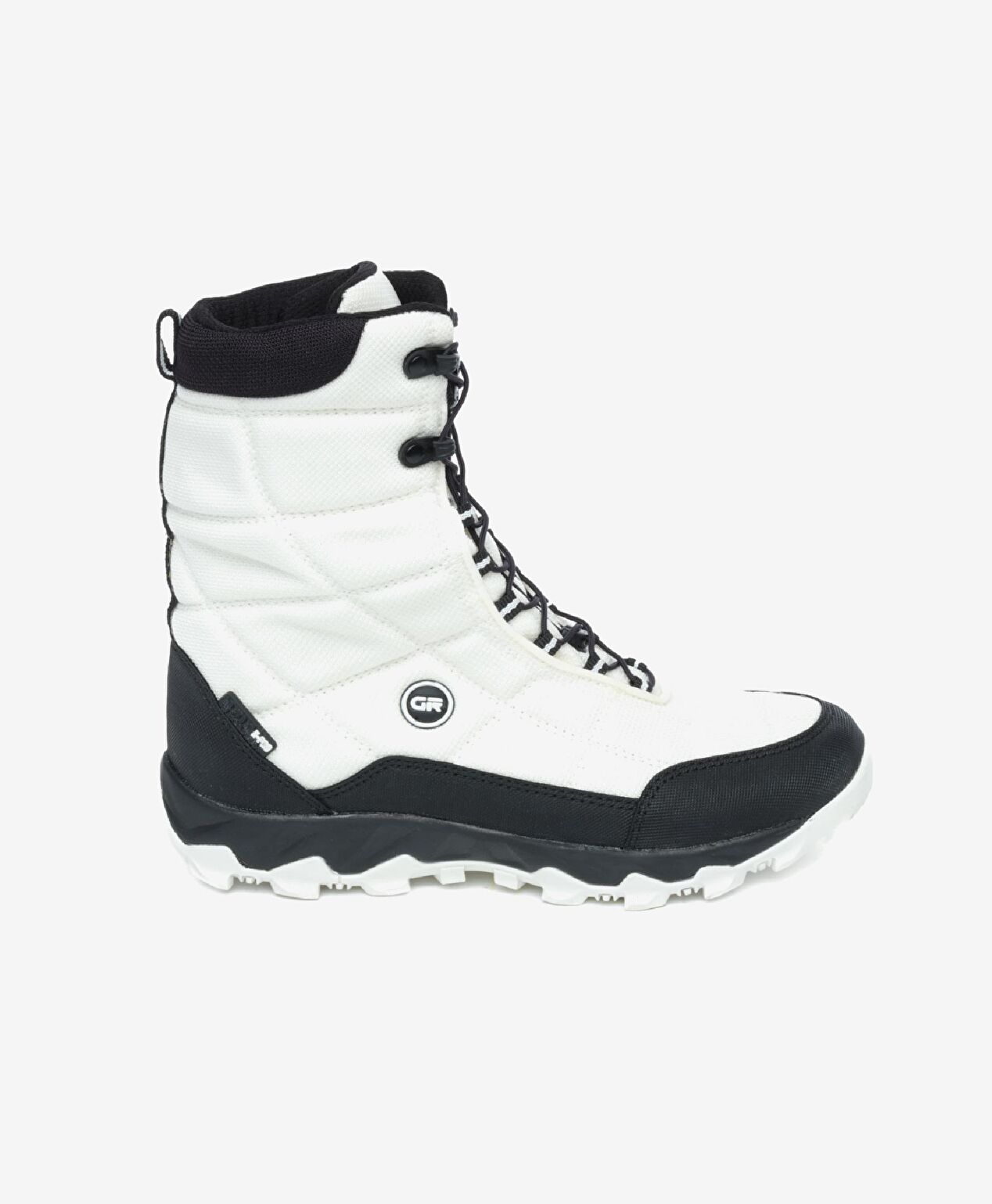 Beyaz Siyah Su Geçirmez Kar Botu - 3