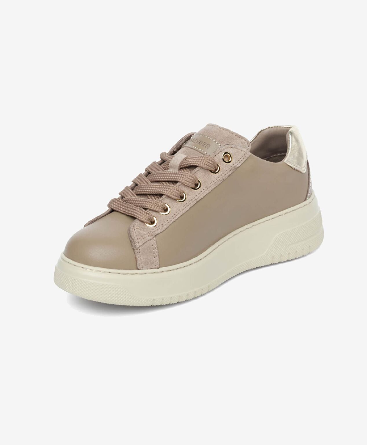 Kadın Vizon Hakiki Deri Memory Foam Taban  Spor Ayakkabı - 3