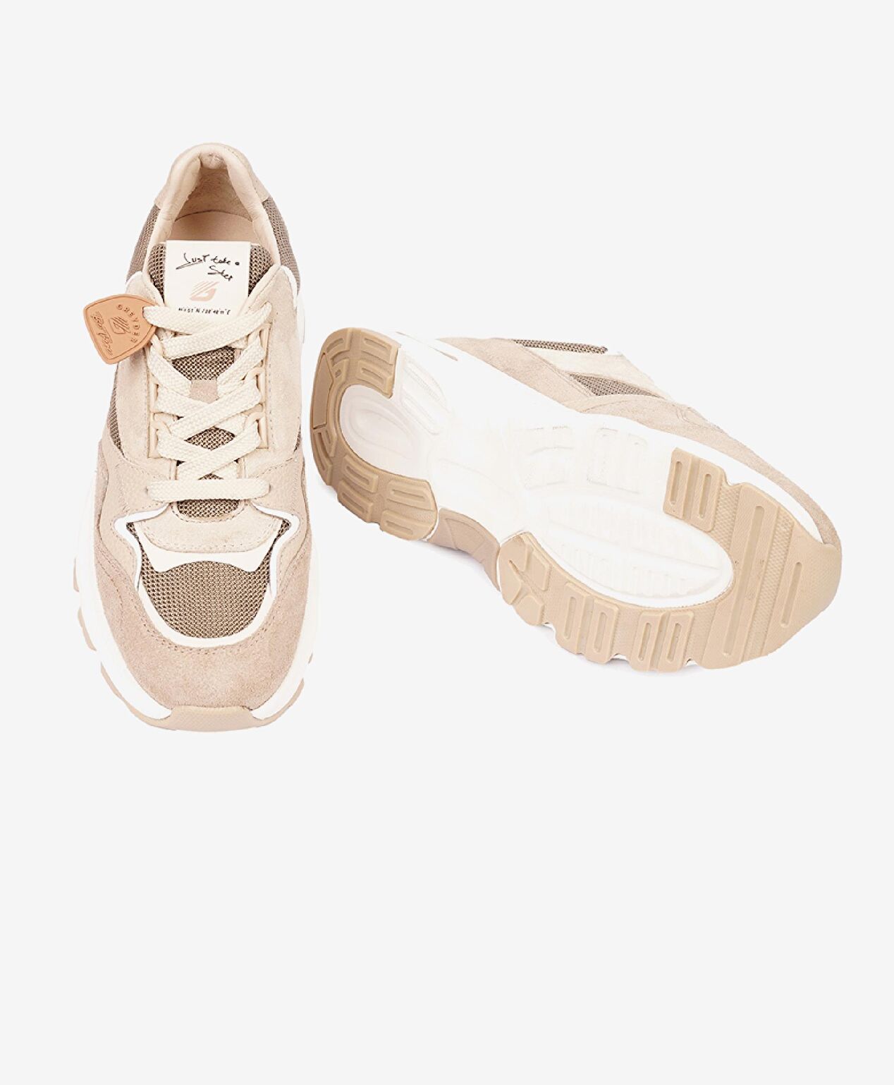 Kadın Vizon Hakiki Deri Spor Ayakkabı - 6