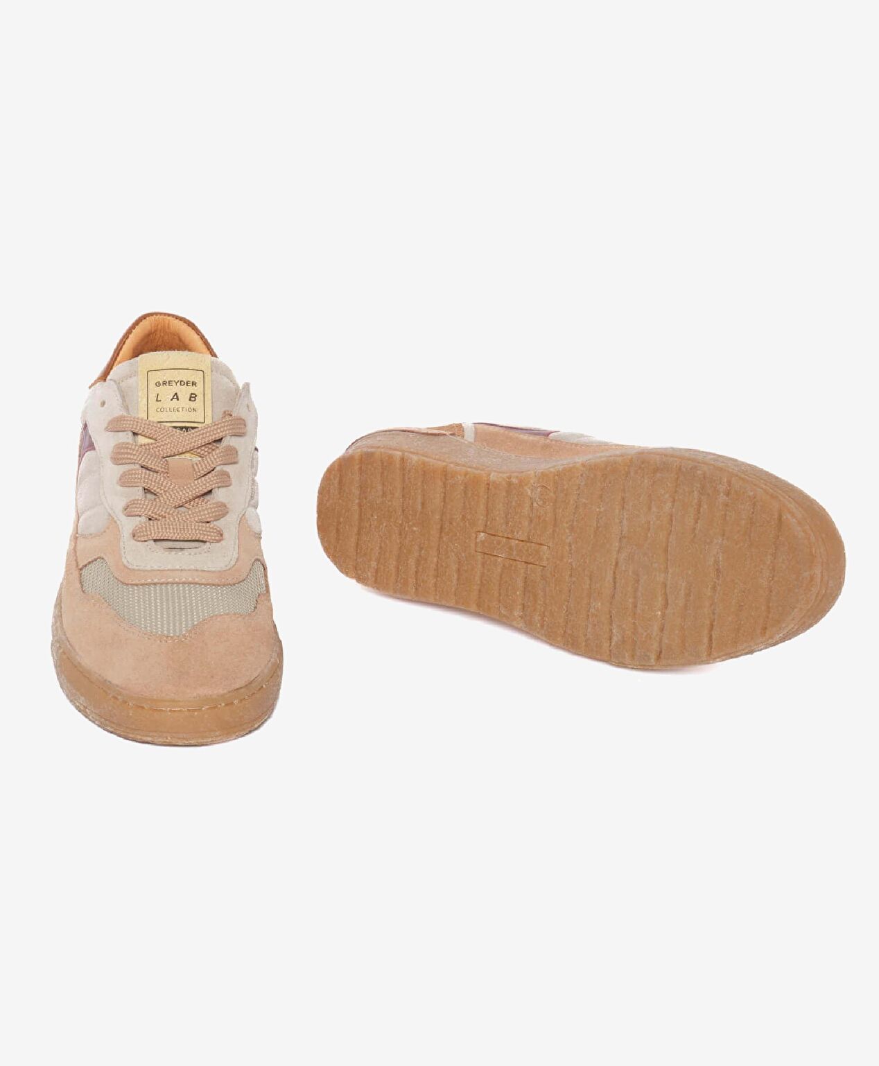 Greyder LAB Kadın Bej Bordo Spor Ayakkabı - 6