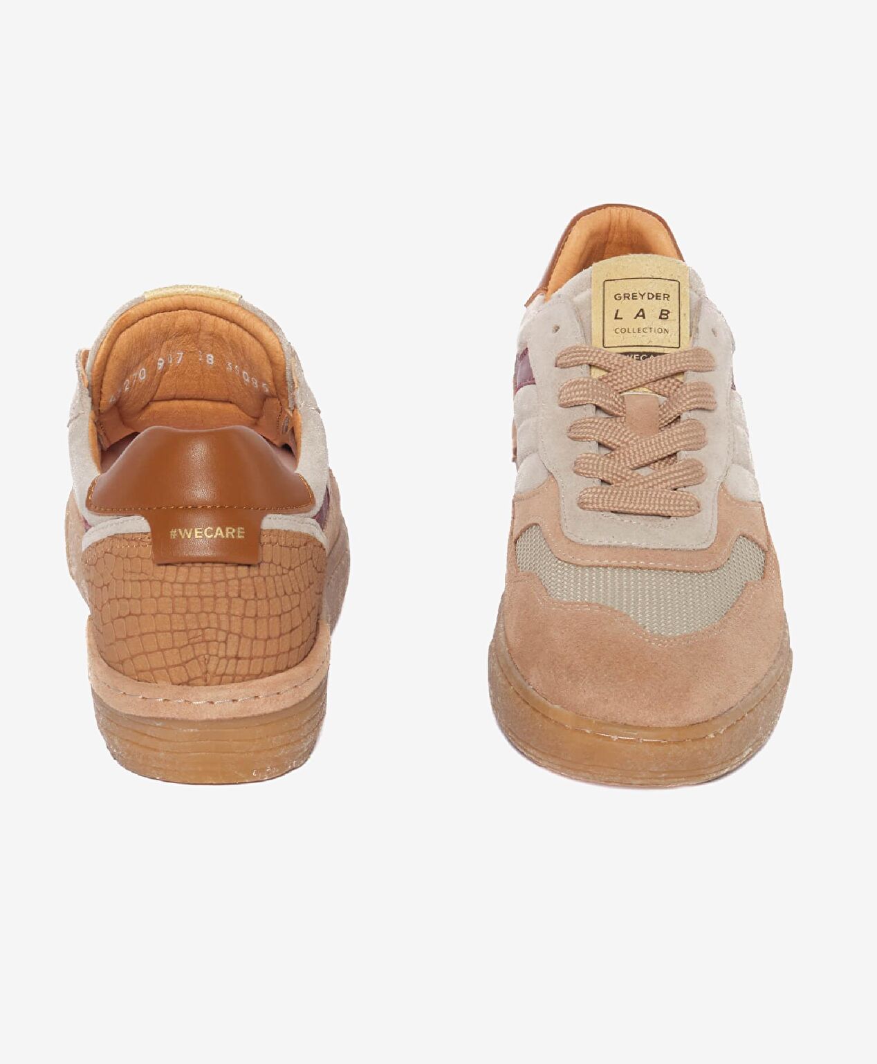 Greyder LAB Kadın Bej Bordo Spor Ayakkabı - 7