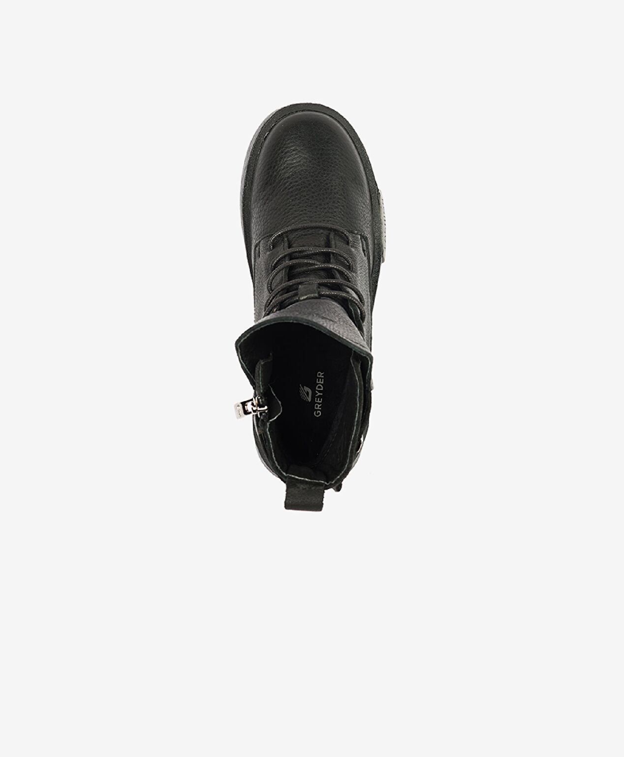 Kadın Siyah Hakiki Deri Sneaker Bot - 4