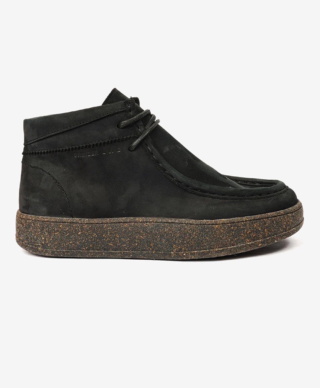 Kadın Siyah Hakiki Deri Sneaker Bot - 1