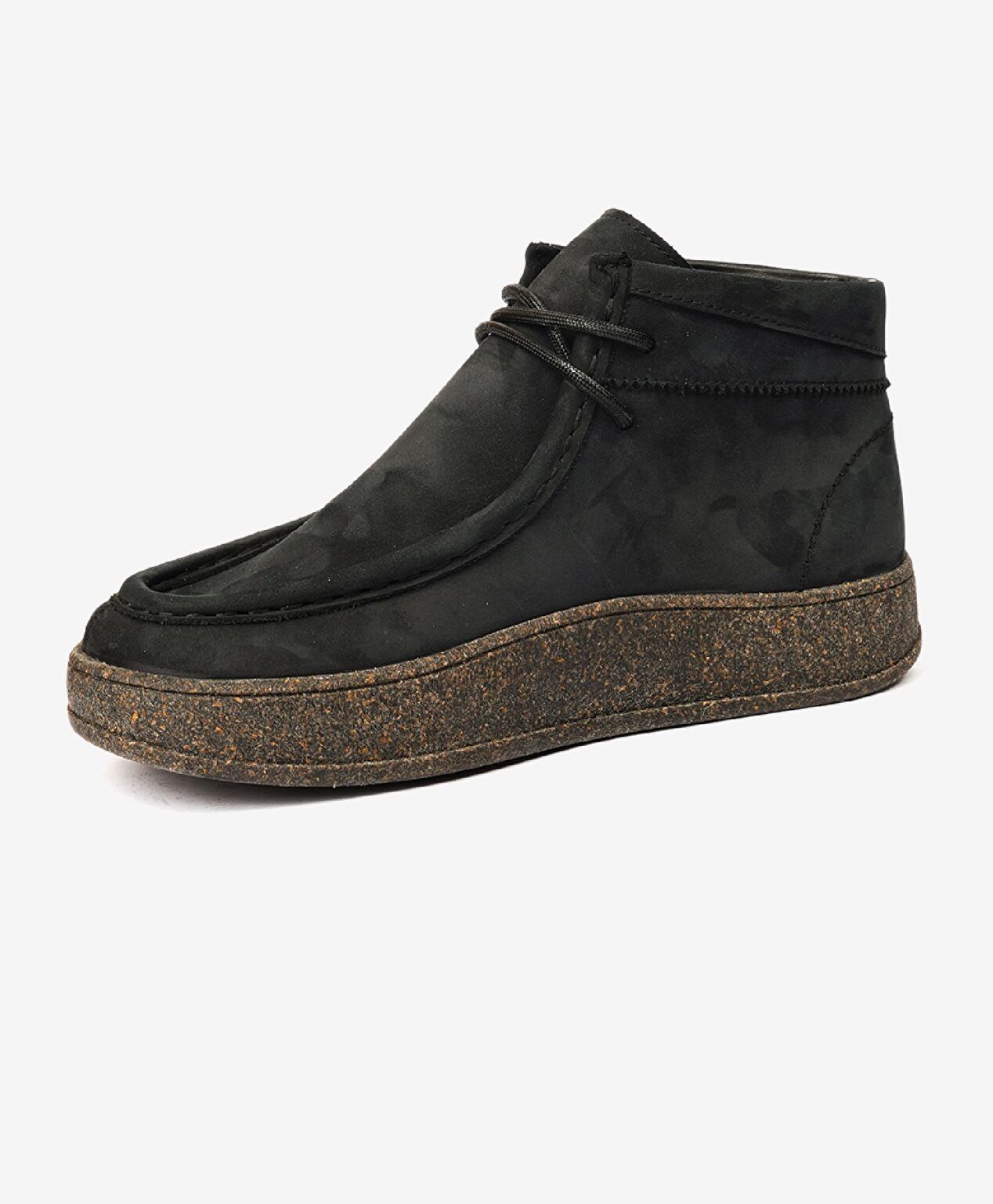 Kadın Siyah Hakiki Deri Sneaker Bot - 3