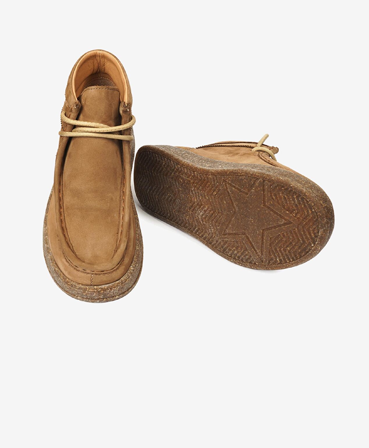 Kadın Kahverengi Hakiki Deri Sneaker Bot - 6