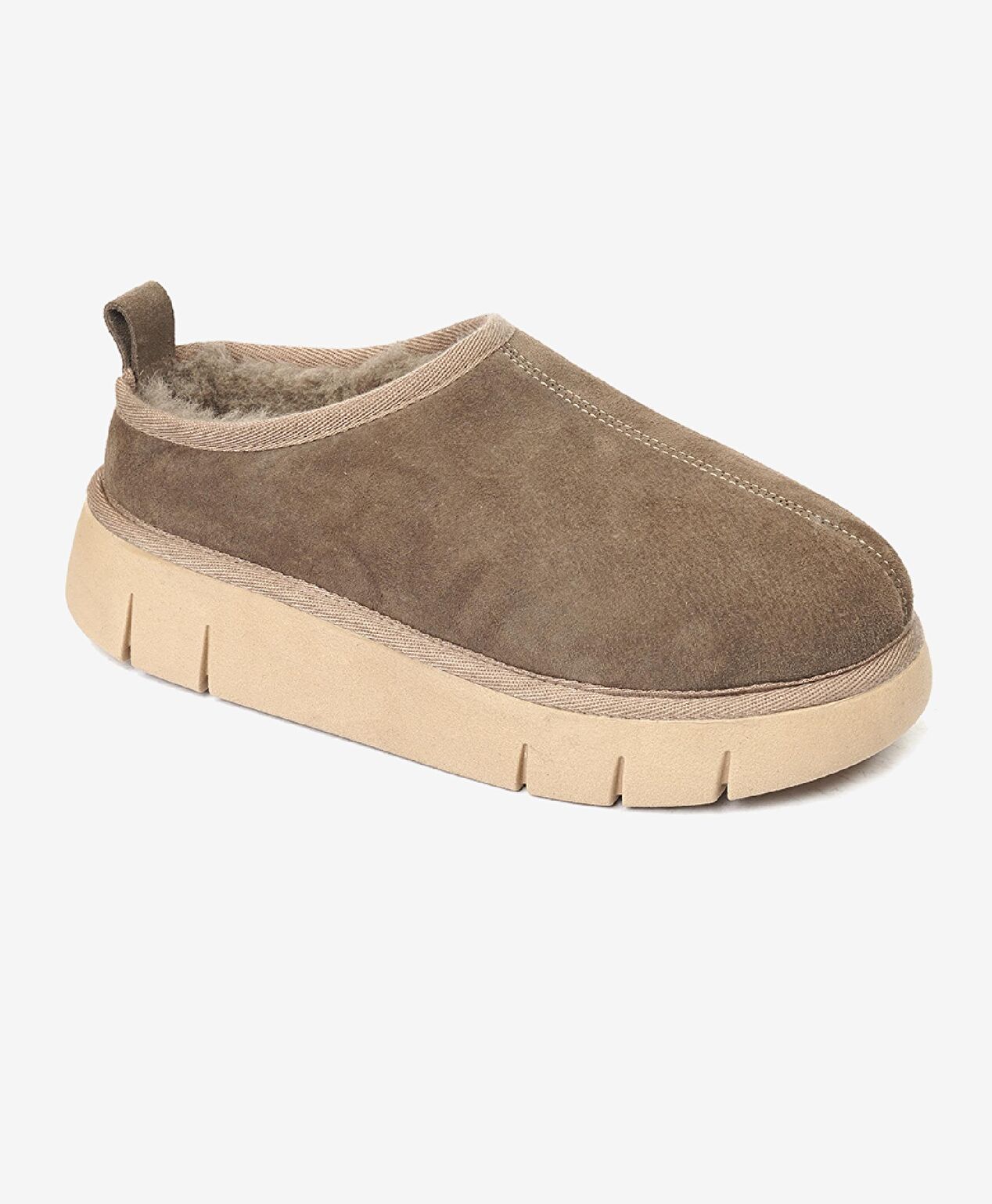 Kadın Vizon Süet Hakiki Deri Casual Ayakkabı - 2