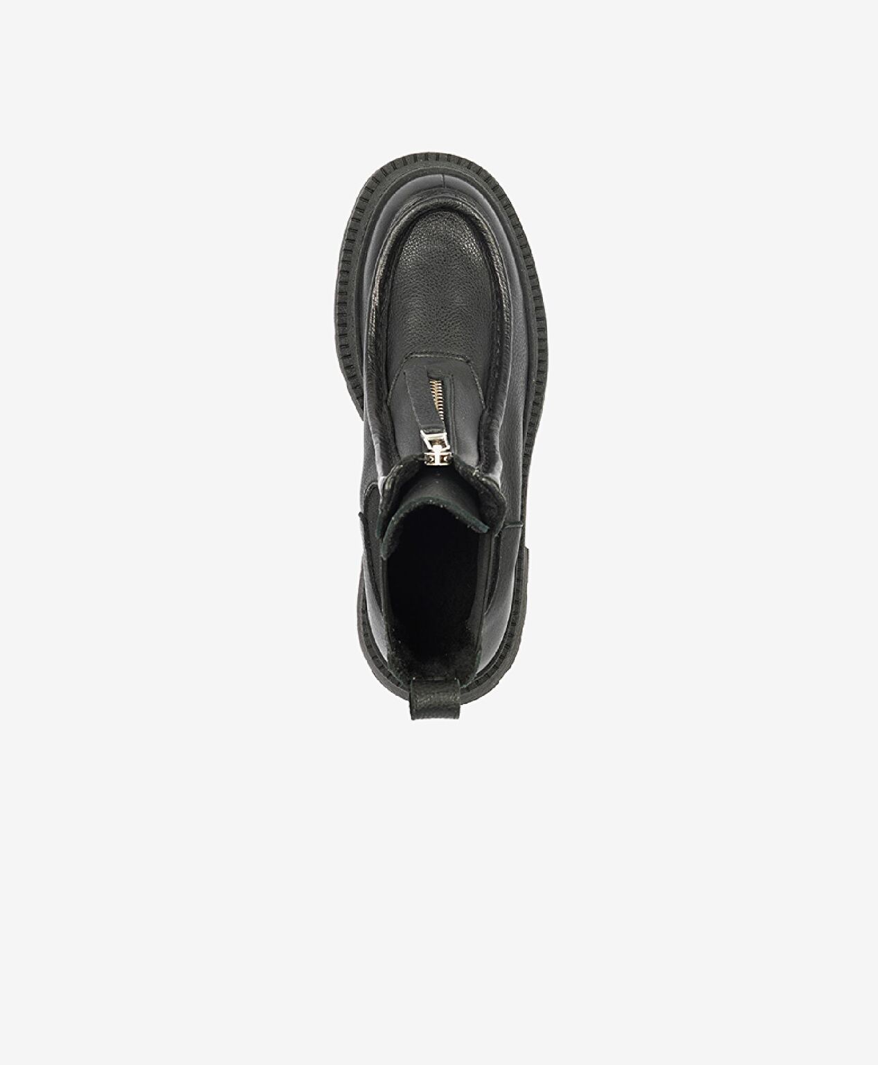 Kadın Siyah Hakiki Deri Termo Light Taban Chelsea Bot - 4