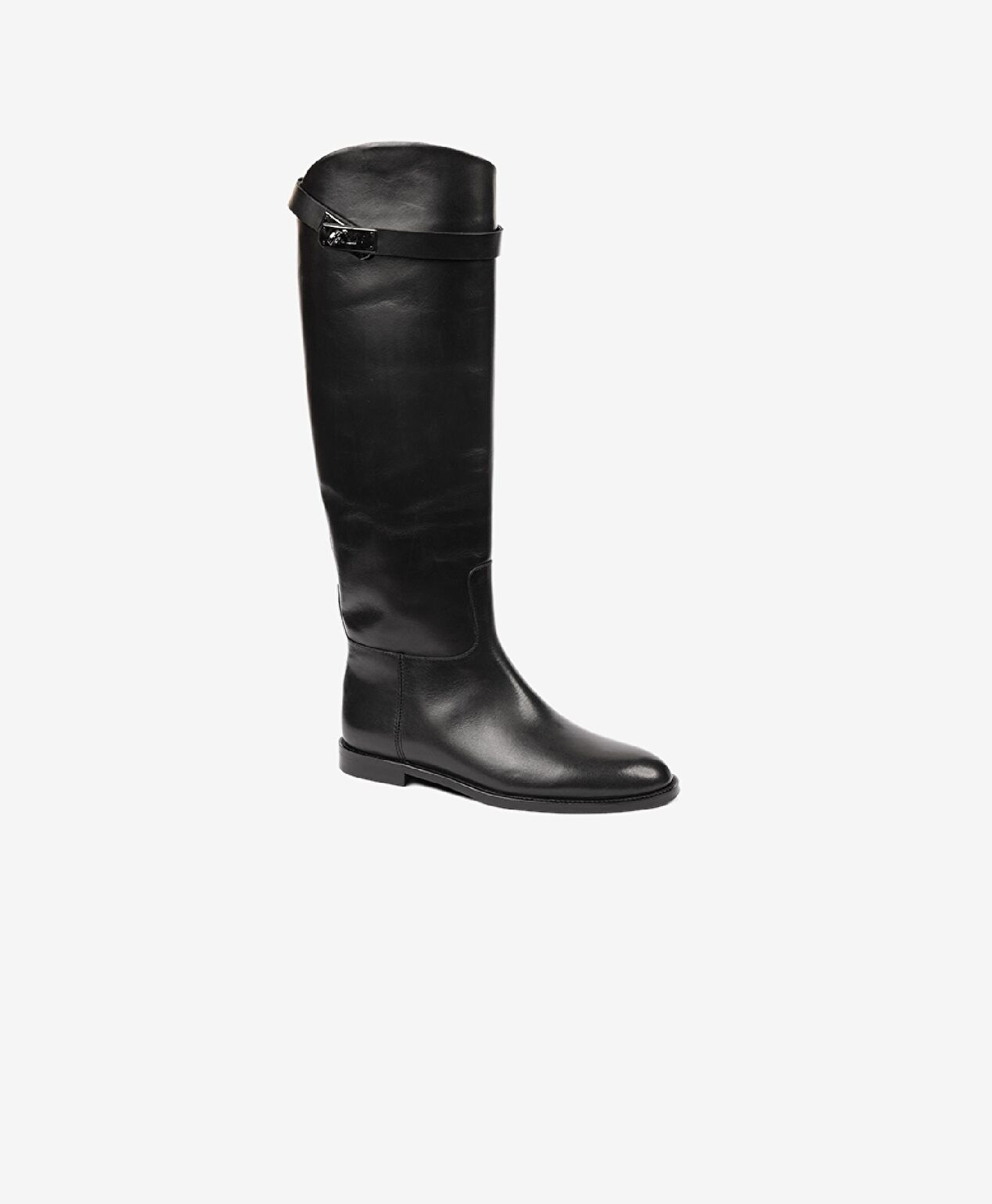 Kadın Siyah Hakiki Deri Çizme - 2