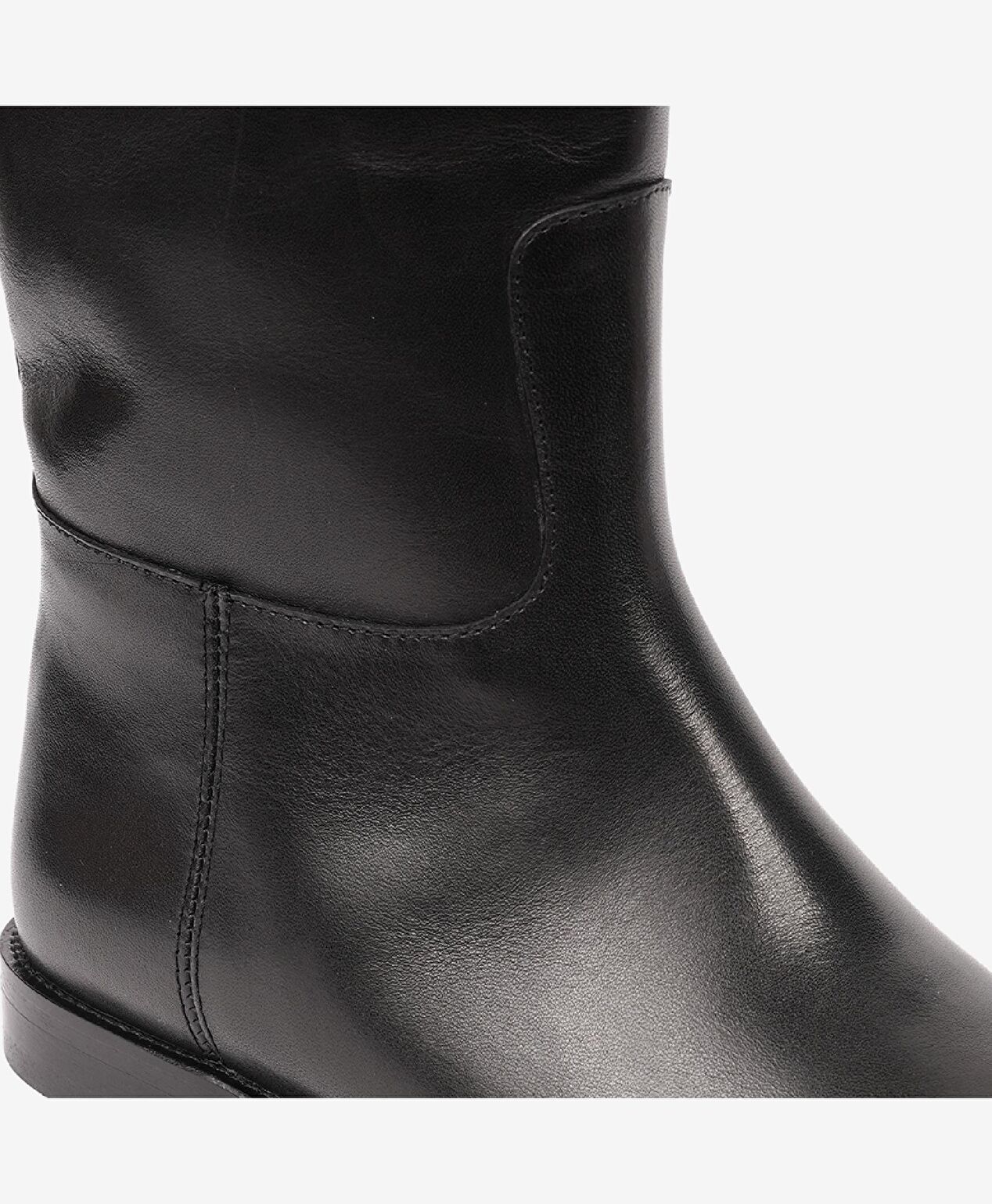 Kadın Siyah Hakiki Deri Çizme - 5