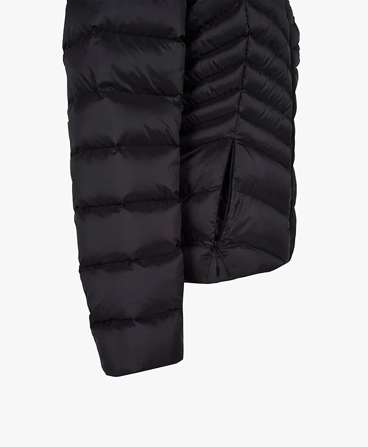 Kadın Siyah Kaz Tüyü Su İtici Mont - 3