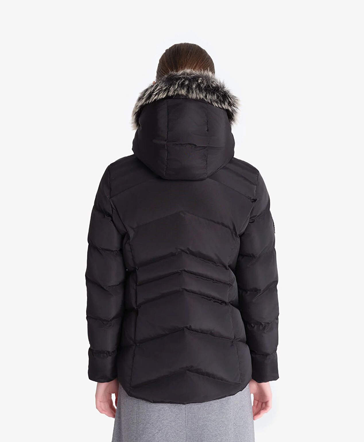 Kadın Siyah Su İtici Mont 4K2TM84003 - 3