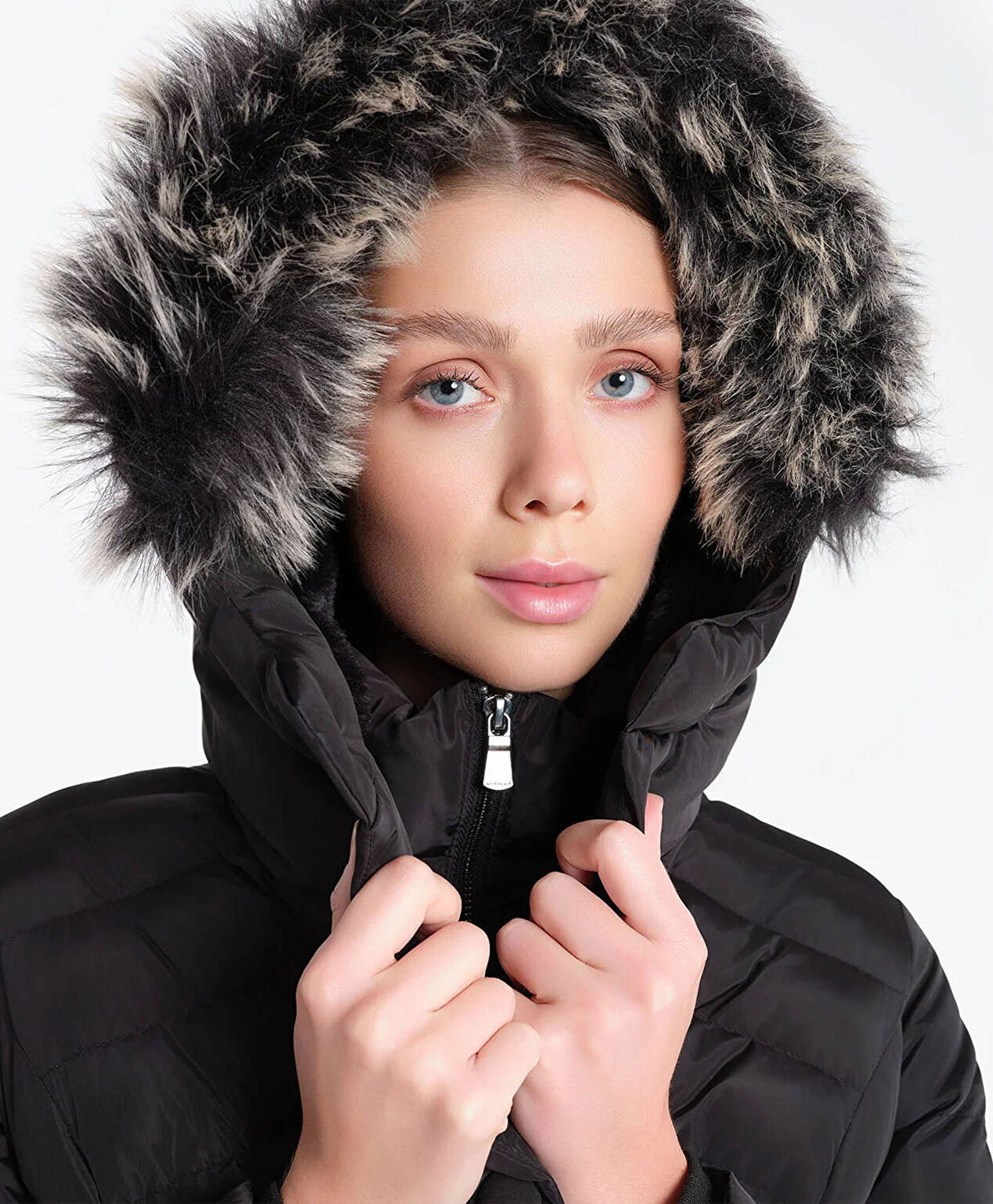 Kadın Siyah Su İtici Mont 4K2TM84003 - 4