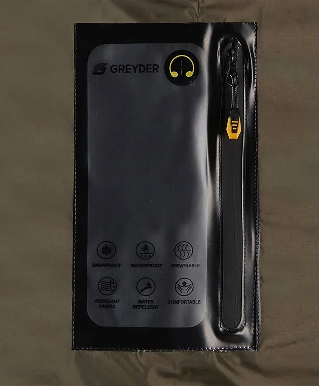 Kadın Olive Kaz Tüyü Su İtici Mont 4K2TM84003 - 6