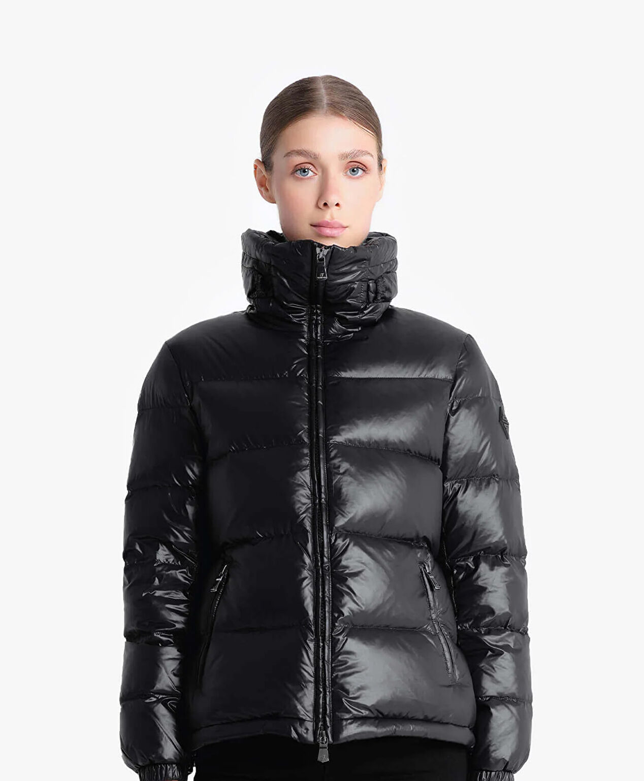 Kadın Siyah Su İtici Mont 4K2TM84014 - 1