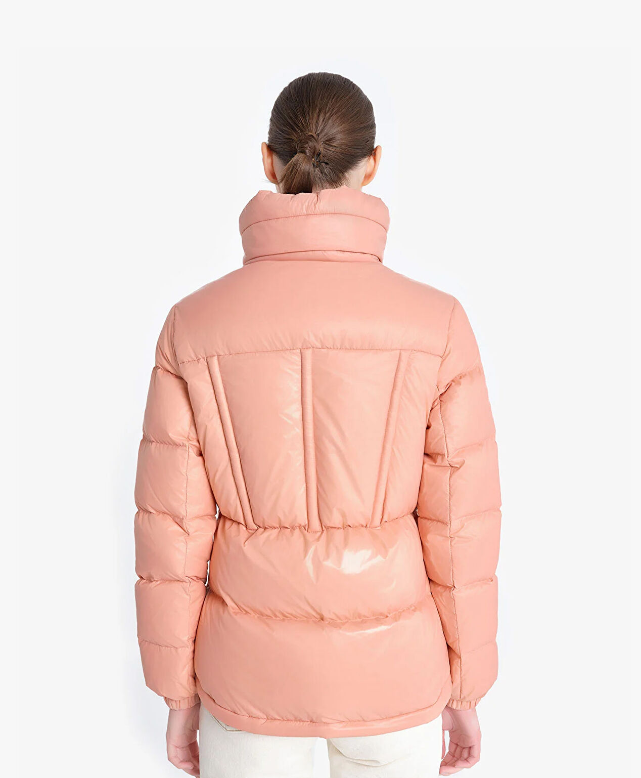 Kadın Parlak Pudra Su İtici Mont - 6