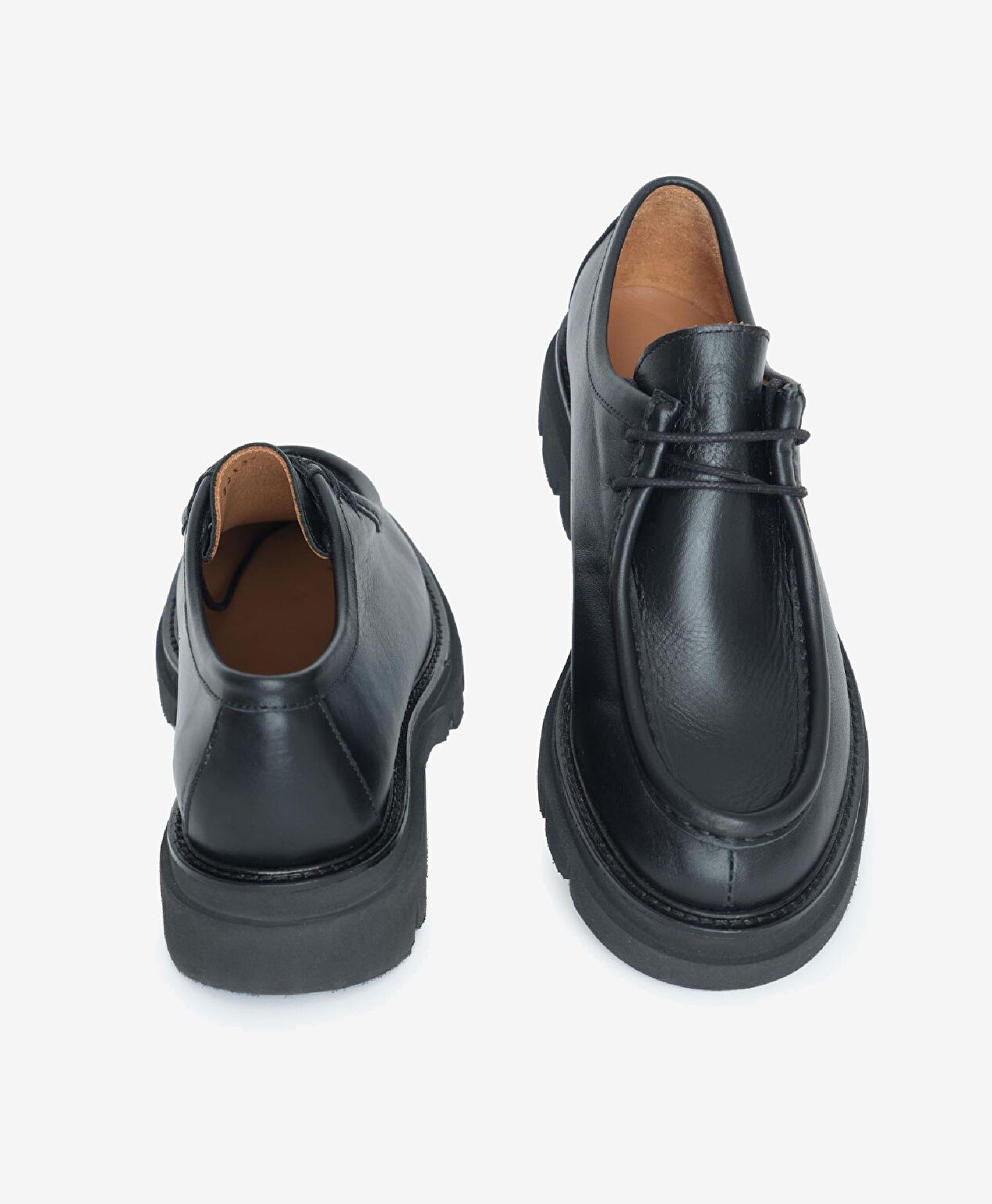 Kadın Siyah Hakiki Deri Oxford Ayakkabı - 7