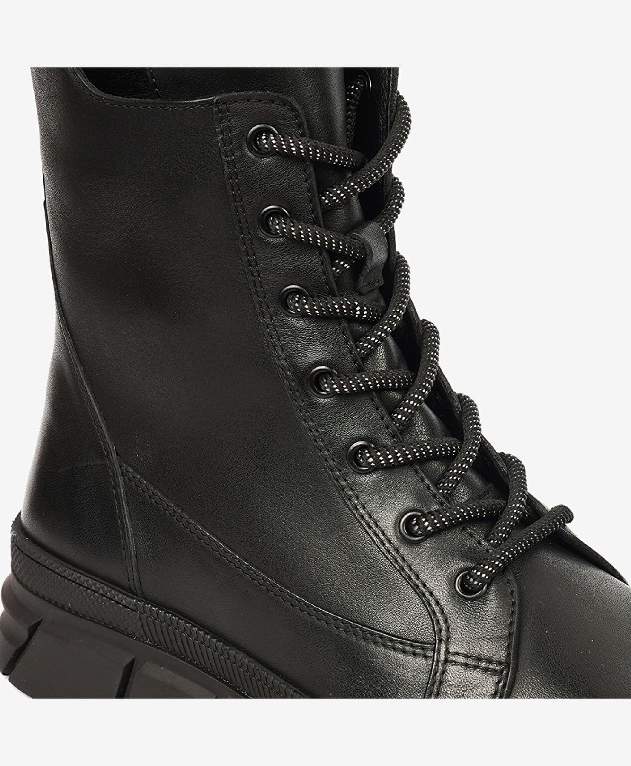 Kadın Siyah Hakiki Deri Günlük Bot - 5