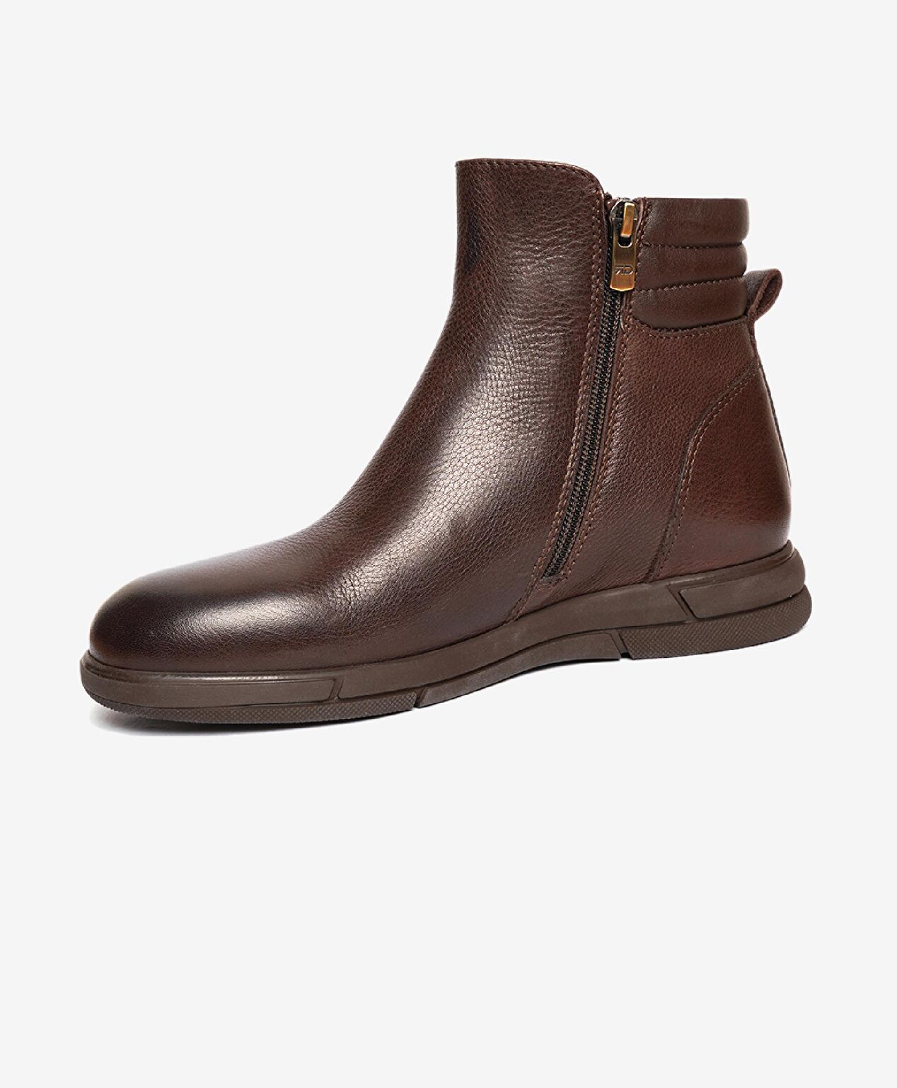 Kadın Kahverengi Hakiki Deri Günlük Bot - 3