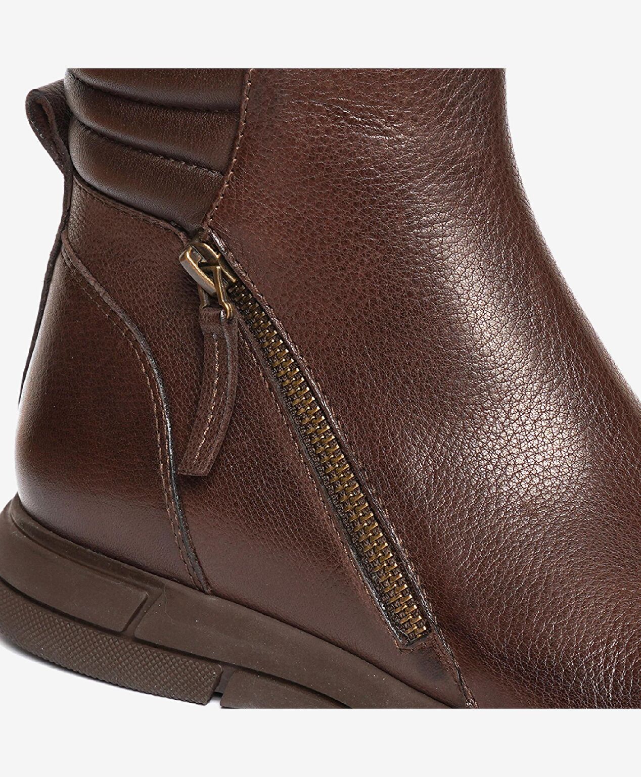 Kadın Kahverengi Hakiki Deri Günlük Bot - 5