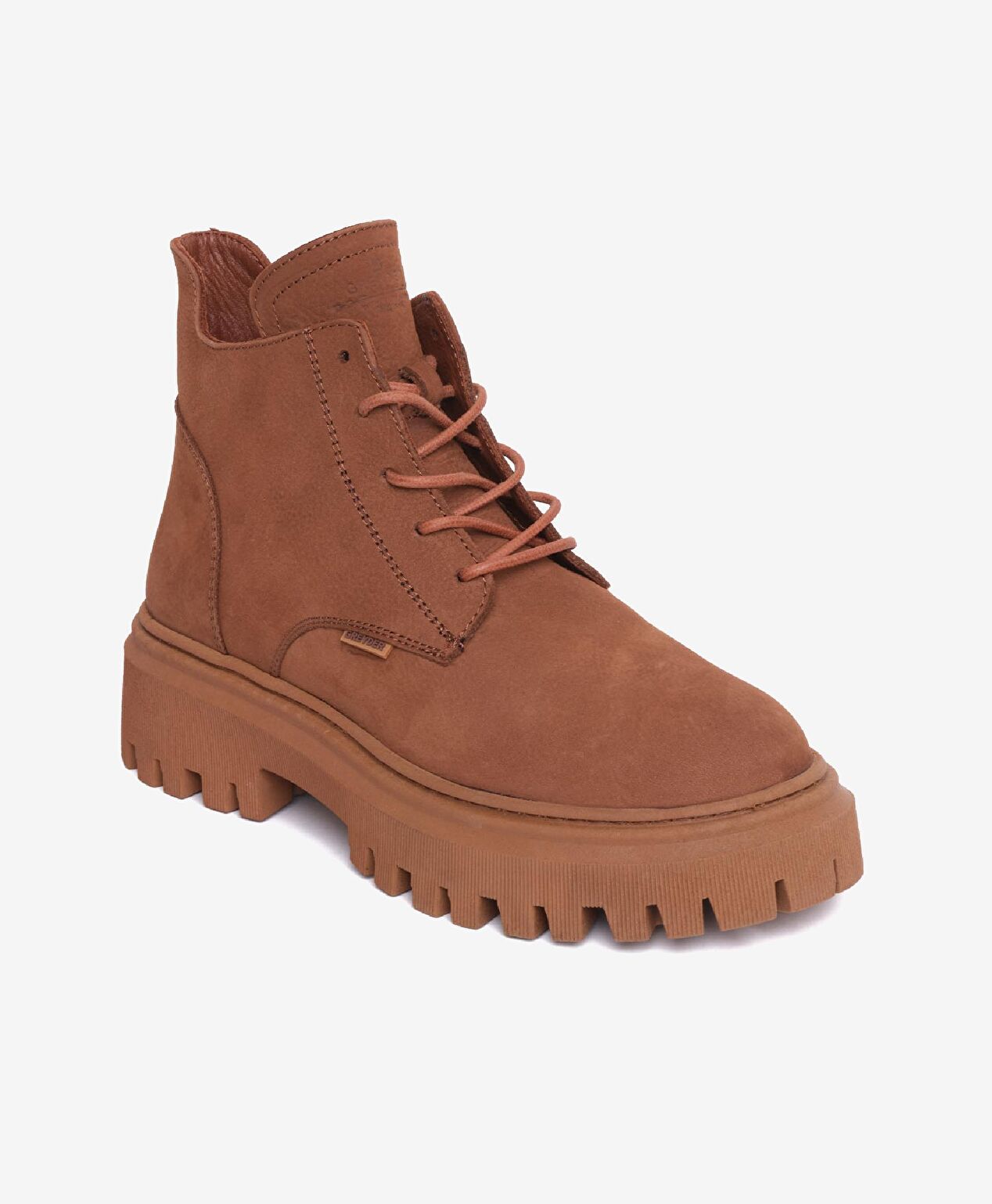 Kadın Tarçın Hakiki Deri Military Bot - 2