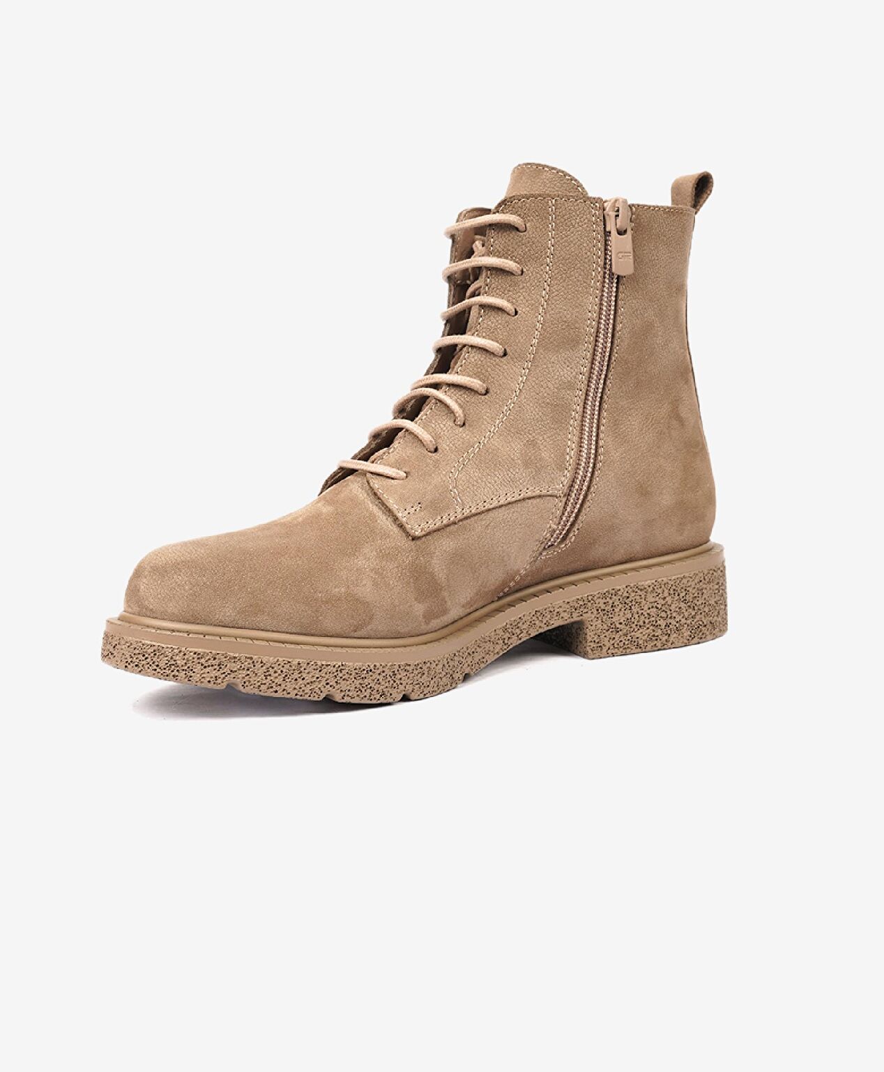 Kadın Vizon Hakiki Deri Military Bot - 3