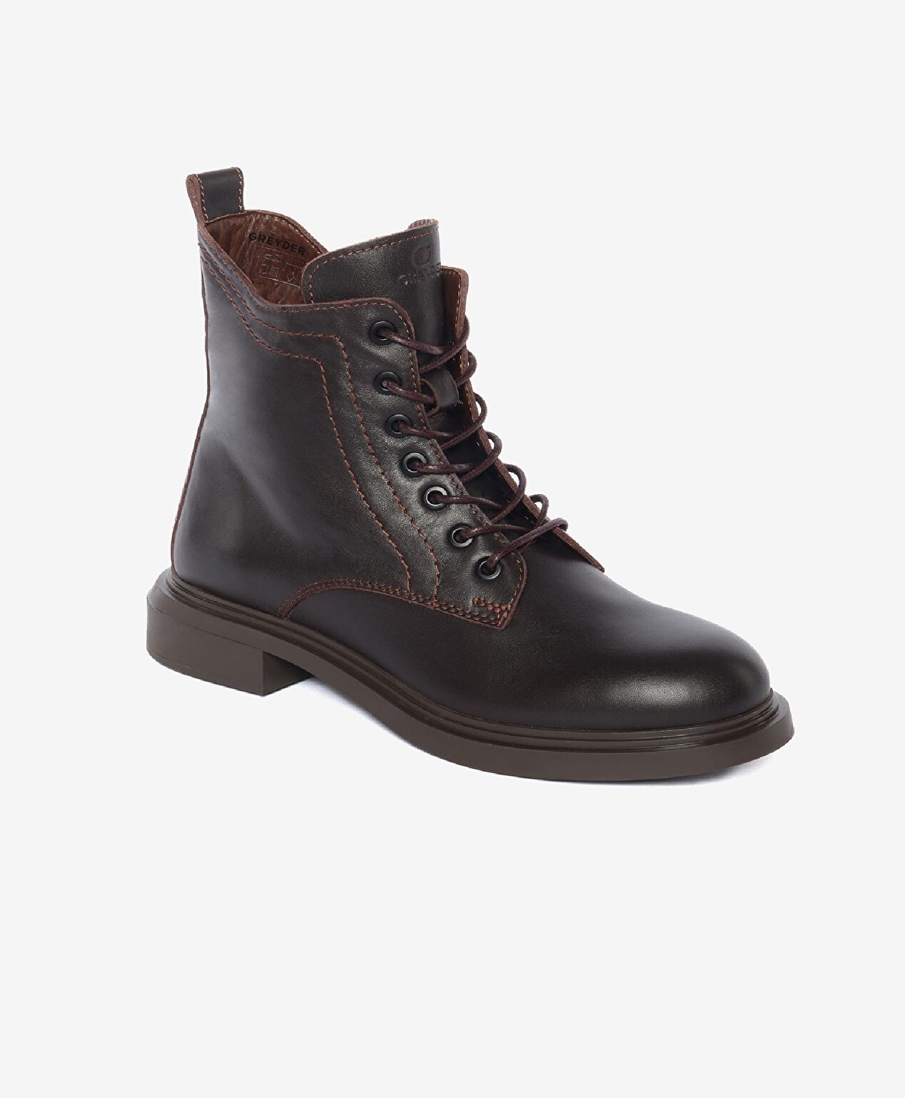 Kadın Kahverengi Hakiki Deri Topuklu Bot - 1