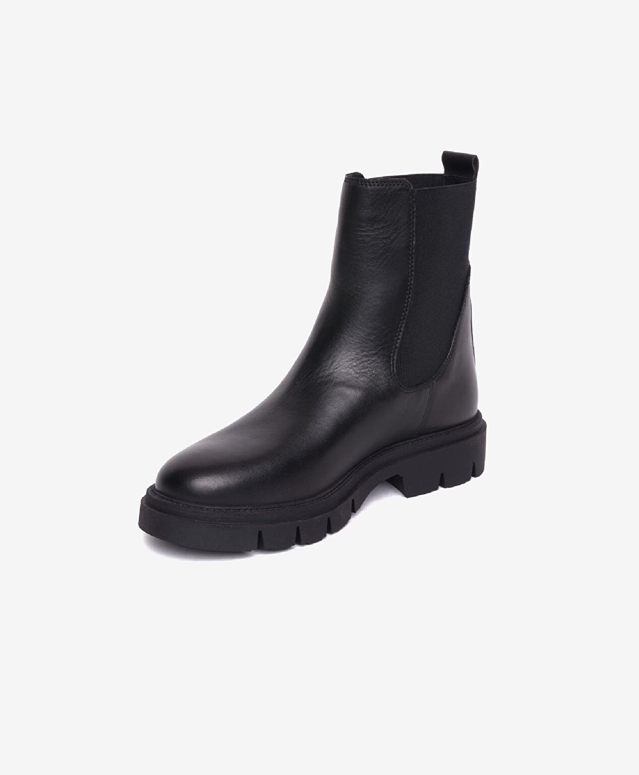 Kadın Siyah Hakiki Deri Chelsea Bot - 3