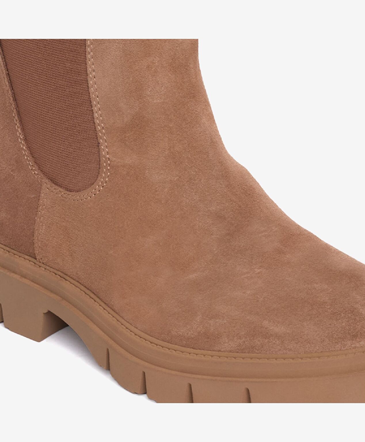 Kadın Kahverengi Hakiki Deri Chelsea Bot - 5