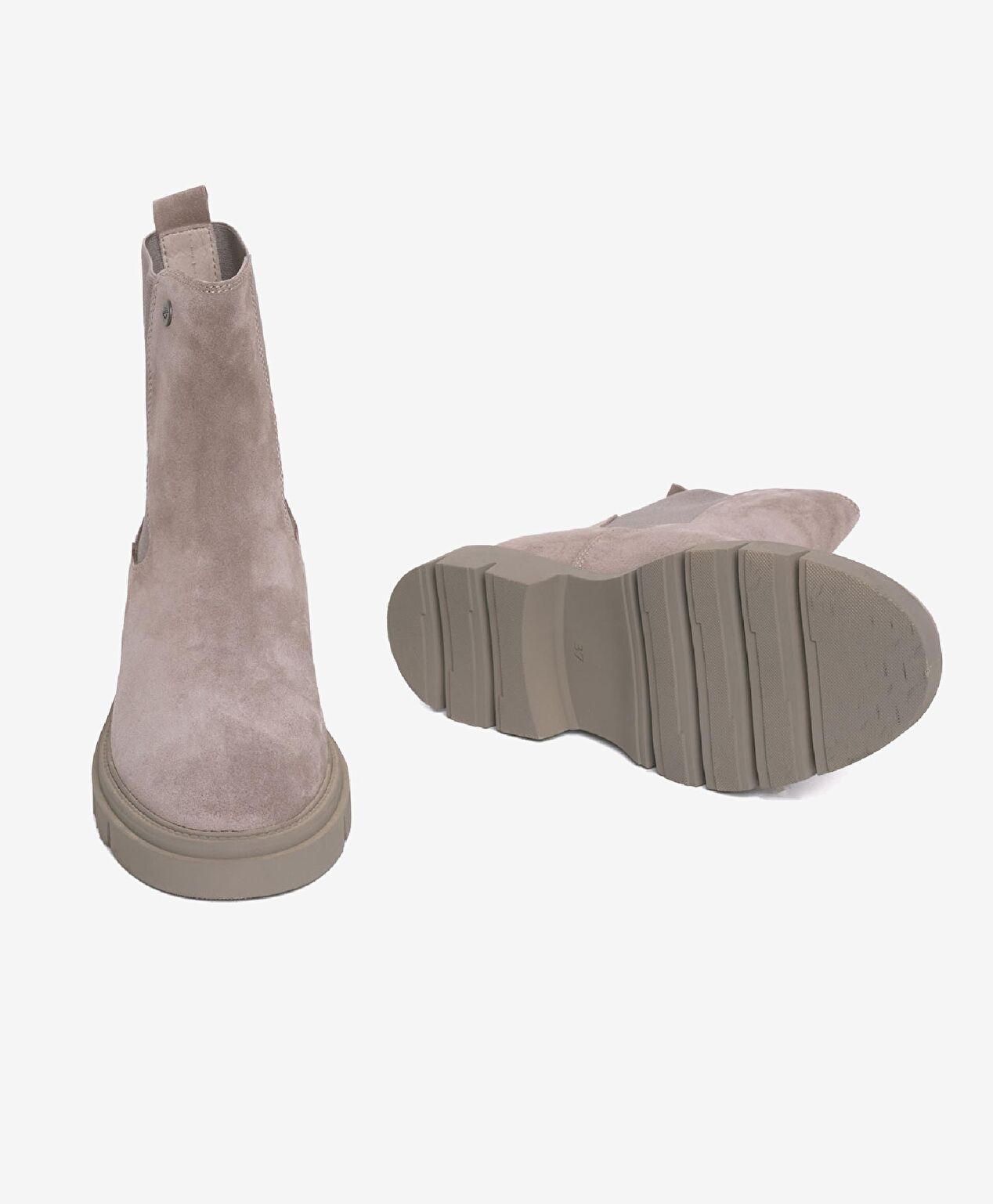 Kadın Vizon Hakiki Deri Termo Light Taban Chelsea Bot - 6