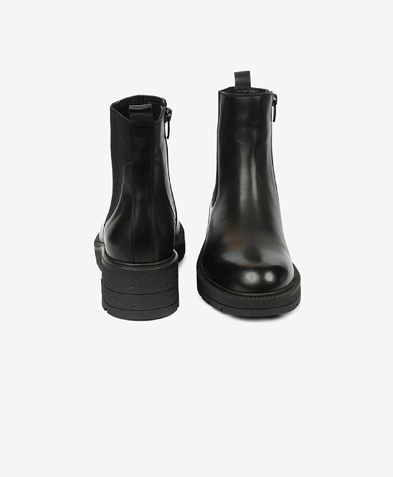 Kadın Siyah Hakiki Deri Chelsea Bot - 7