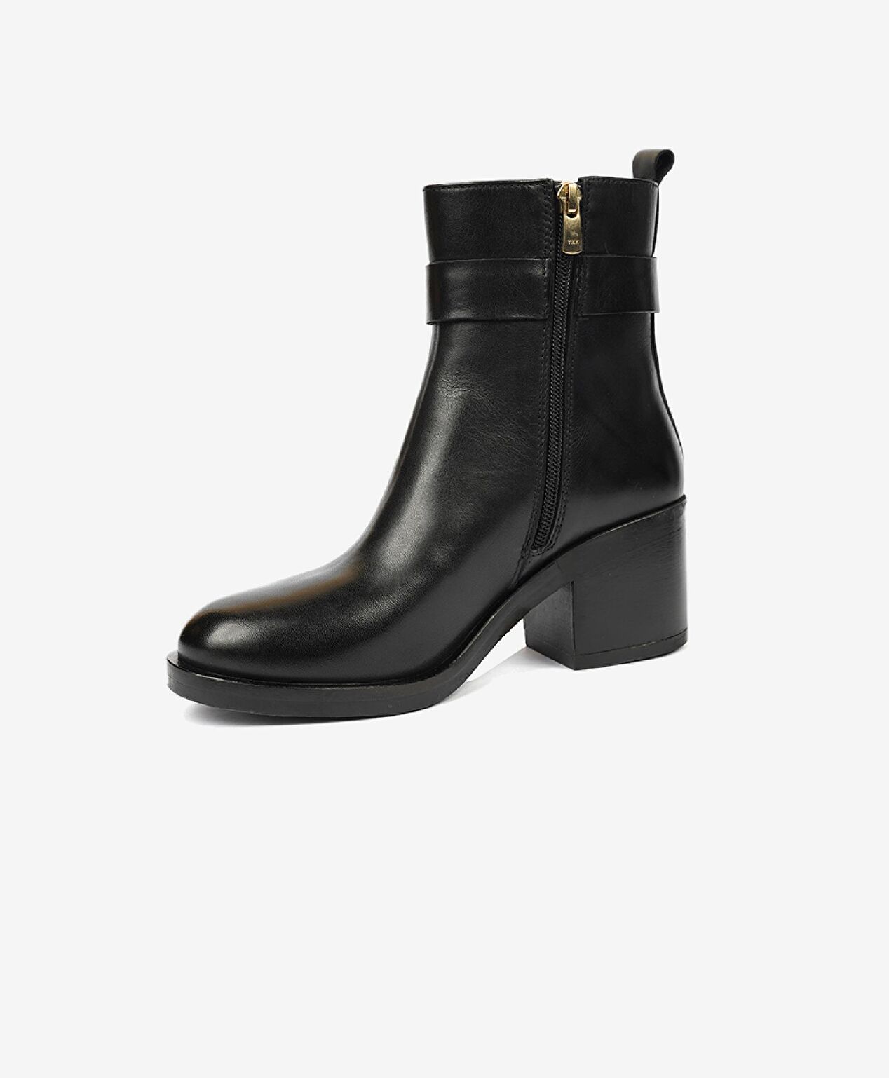 Kadın Siyah Hakiki Deri Topuklu Bot - 3