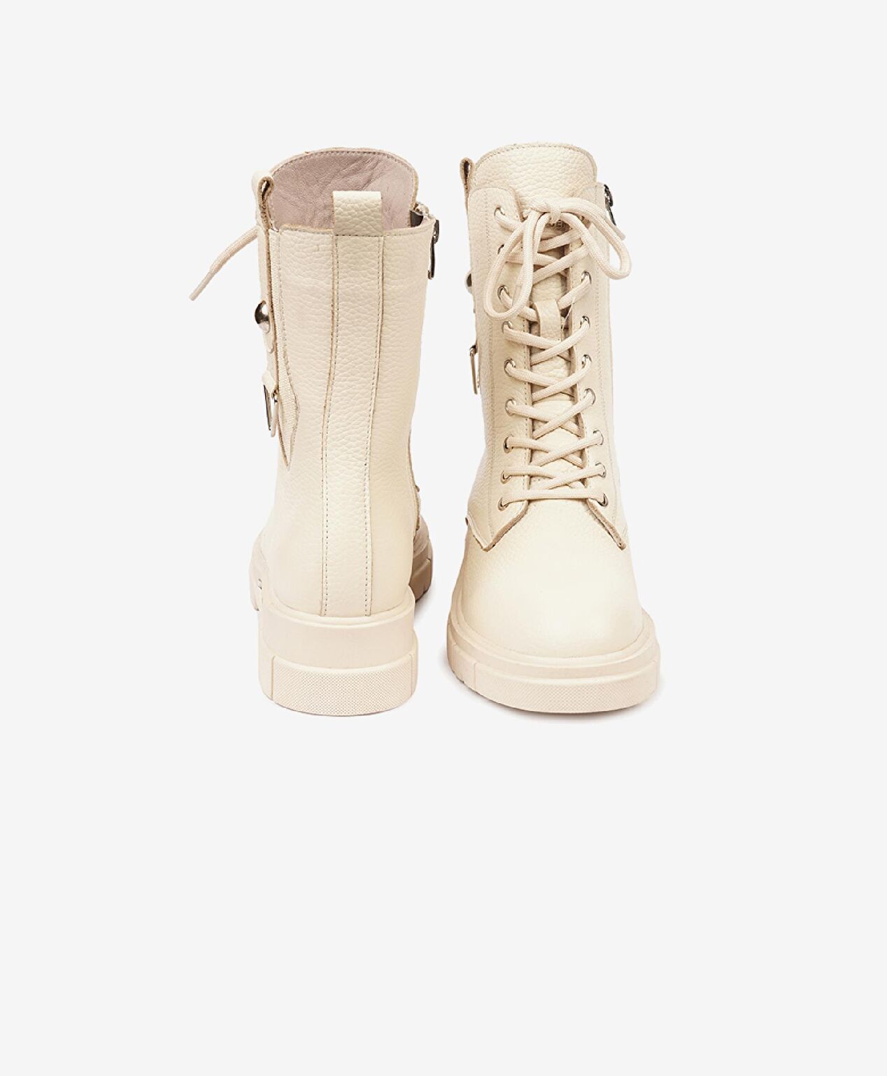 Kadın Bej Hakiki Deri Chelsea Bot - 7