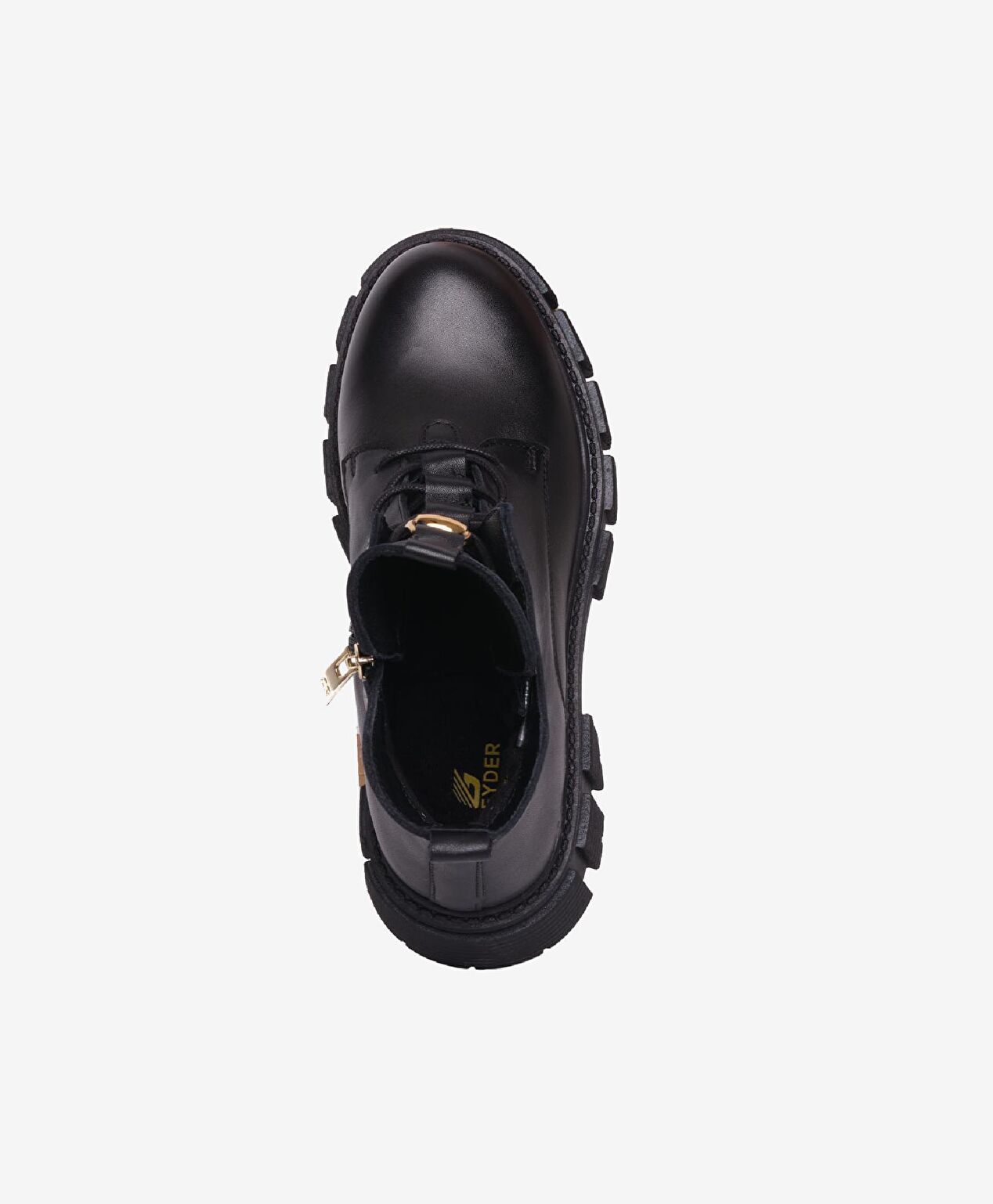 Kadın Ekru Hakiki Deri Termo Taban Military Bot - 4