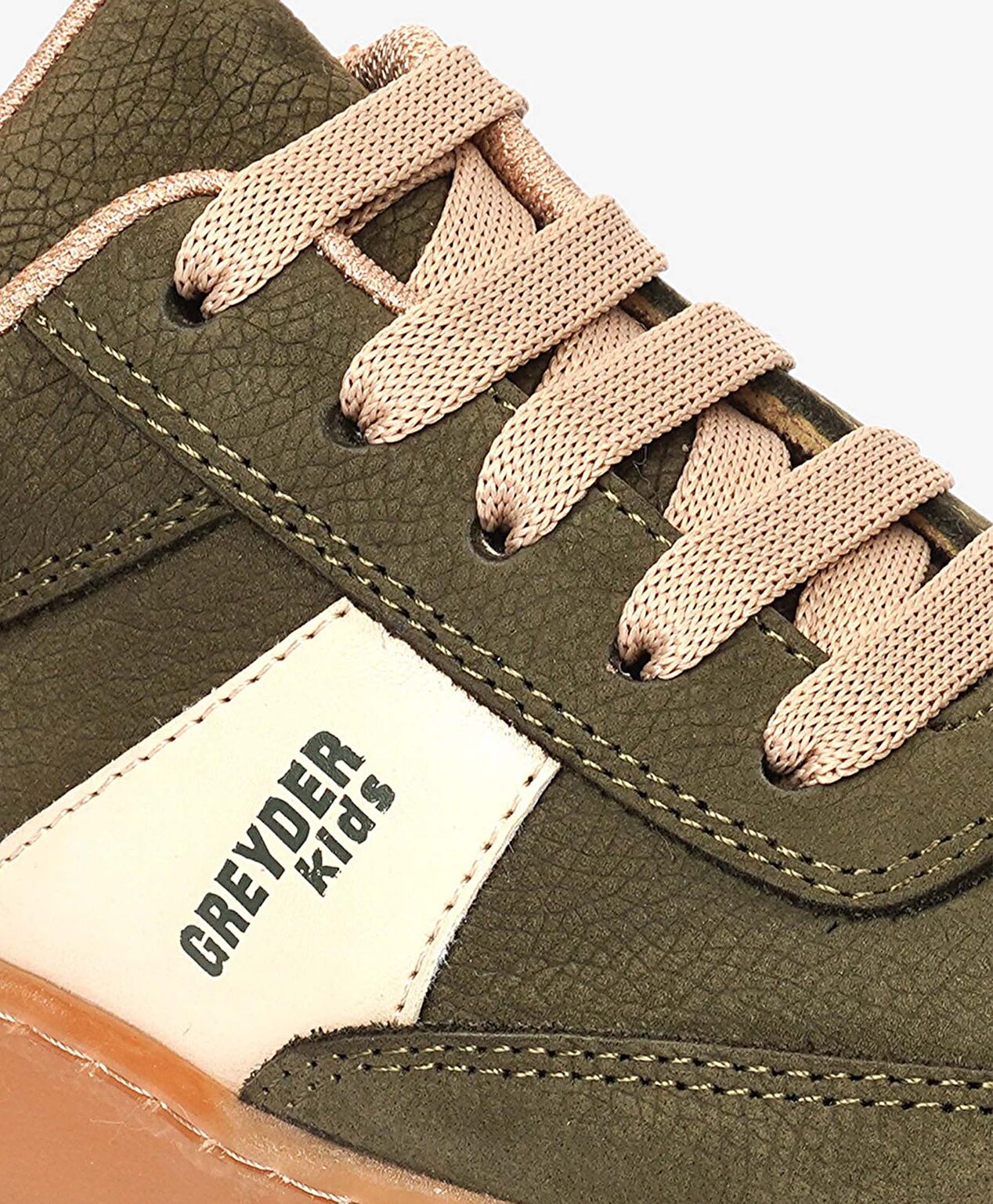 Erkek Çocuk Haki Hakiki Deri Ayakkabı - 5