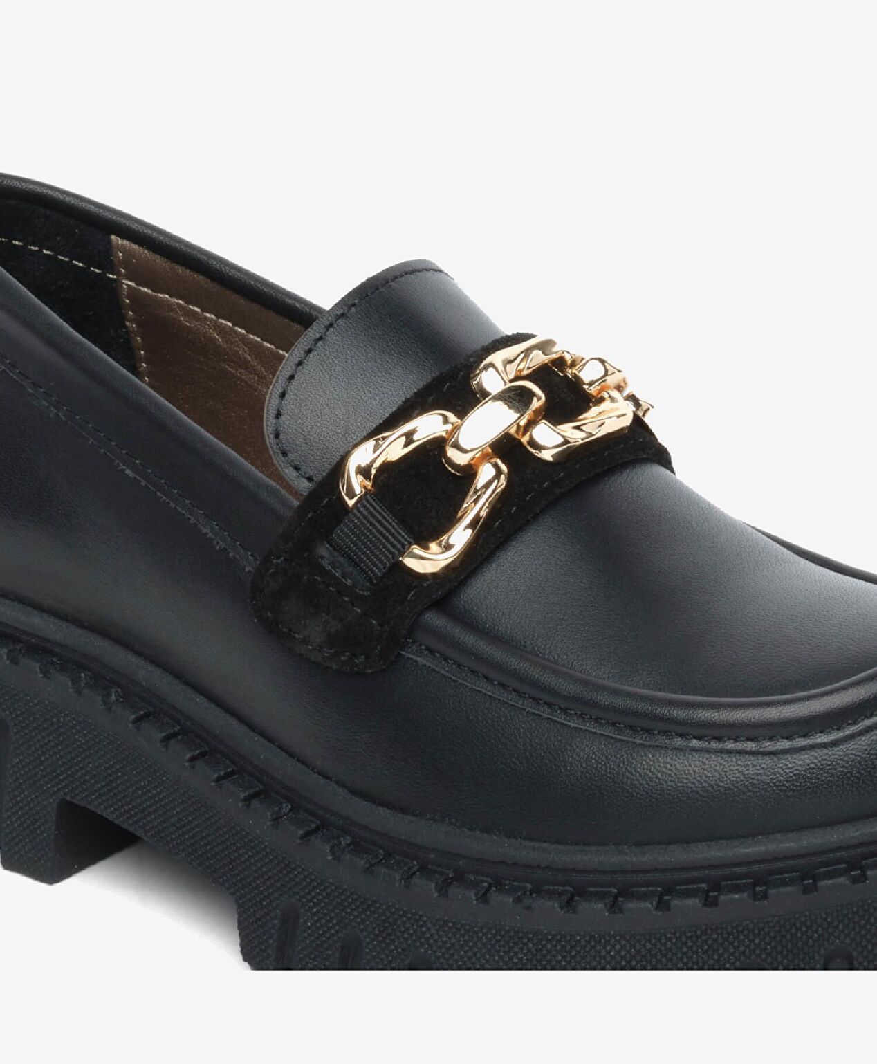 Kız Çocuk Siyah Hakiki Deri Ayakkabı - 5