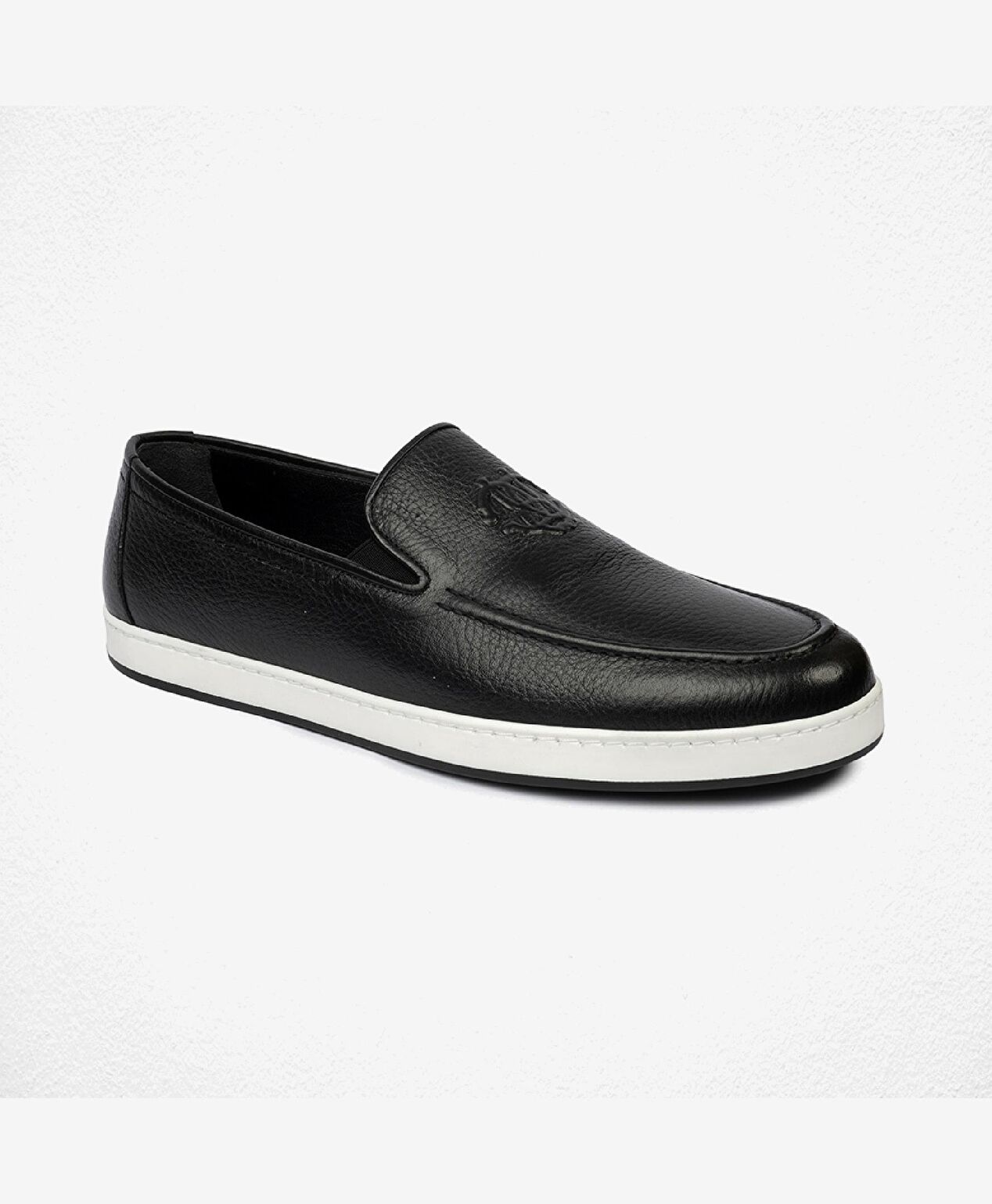 Erkek Siyah Hakiki Deri Loafer Ayakkabı - 2