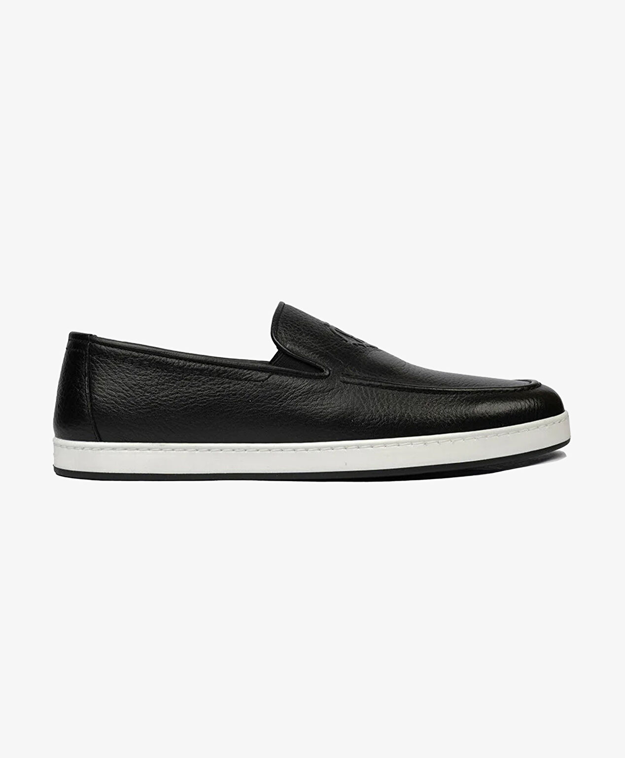 Erkek Siyah Hakiki Deri Loafer Ayakkabı - 1