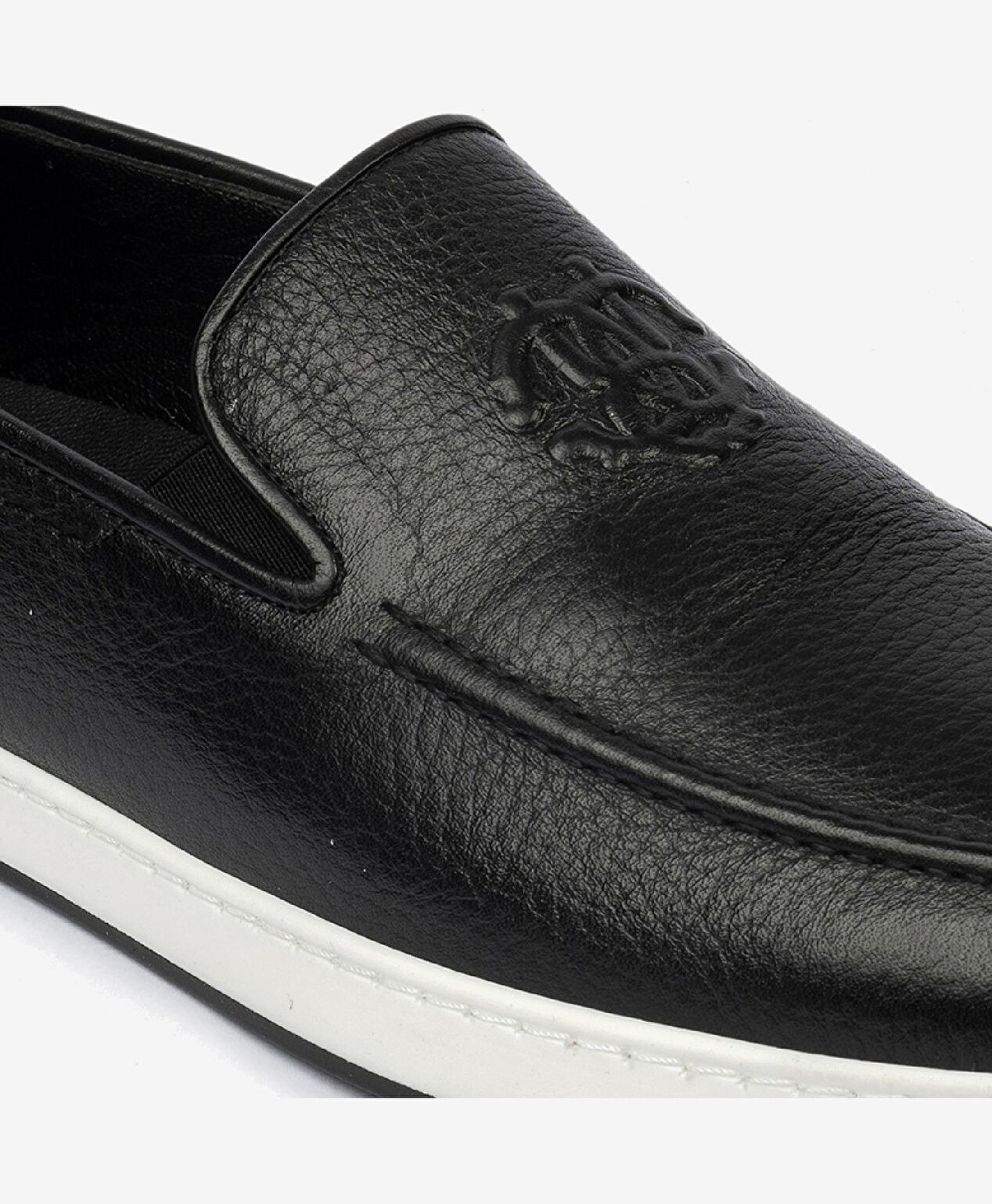 Erkek Siyah Hakiki Deri Loafer Ayakkabı - 5