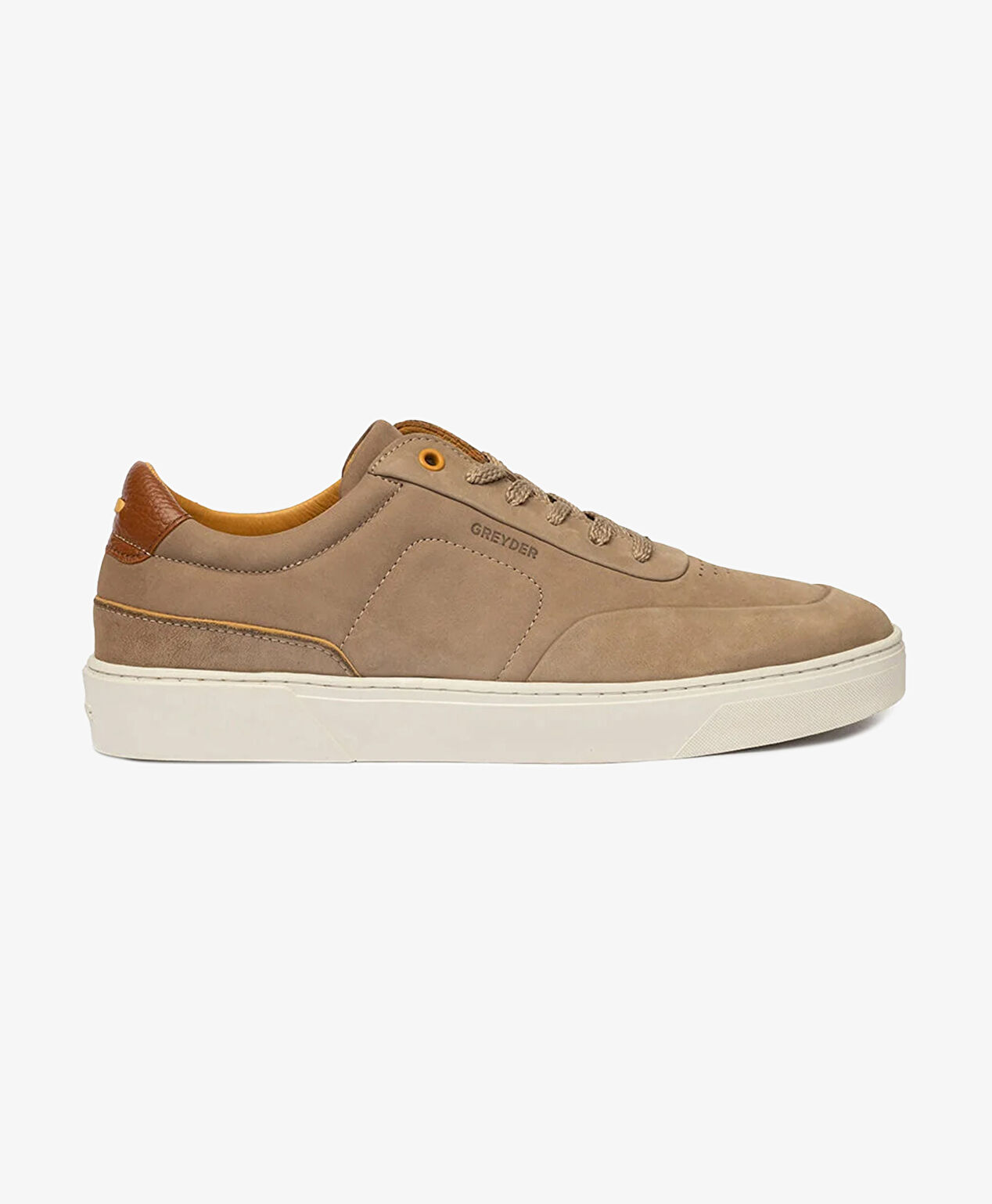 Erkek Vizon Hakiki Deri Sneaker Ayakkabı - 1
