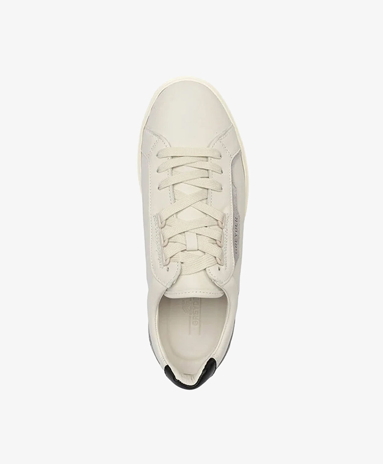 Erkek Kirli Beyaz Hakiki Deri Sneaker Ayakkabı - 4