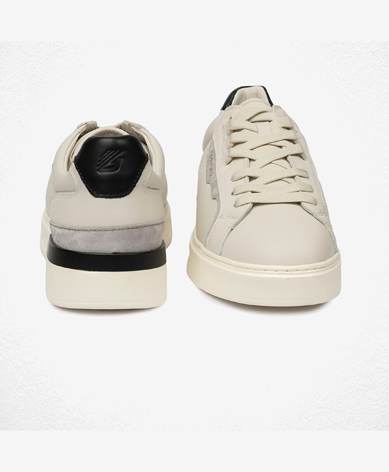 Erkek Kirli Beyaz Hakiki Deri Sneaker Ayakkabı - 7